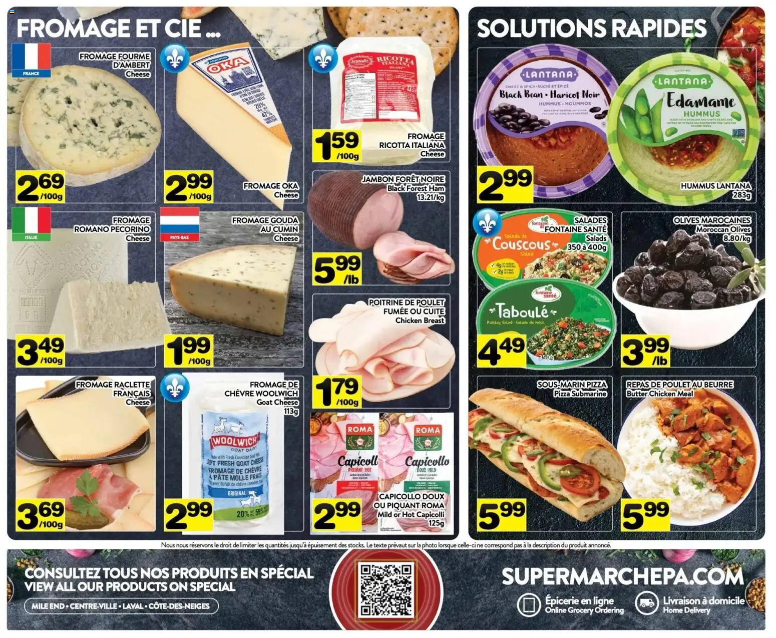 Pa Supermarché flyer valid from 26.01.2026 | Page: 6 | Products: Butter, Cheese, Ham, Pizza