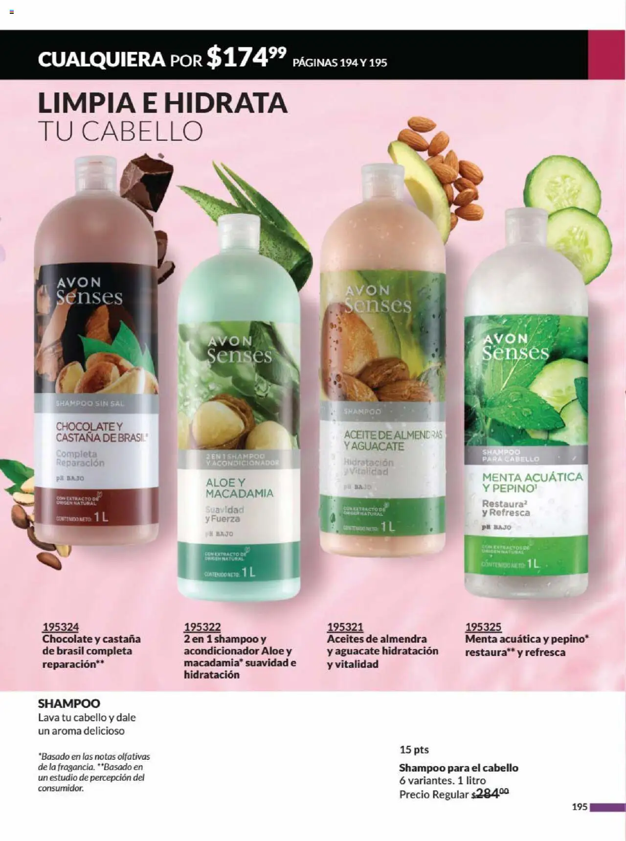 Nuevas ofertas de AVON válidas en toda la República Mexicana desde el 09.08.2025. ¡Encuentra las mejores ofertas en AVON - Campaña 13 2025! | Página: 206 | Productos: Almendras, Aceite, Chocolate, Acondicionador