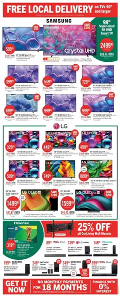 Preview of The Brick weekly flyer / circulaire from shop The Brick valid from 30.12.2025 | Page: 18 | Products: Tv, Game