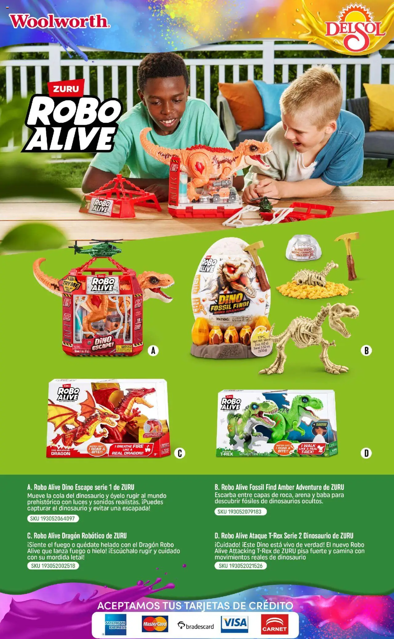 Nuevas ofertas de Del Sol y Woolworth válidas en toda la República Mexicana desde el 07.10.2025. ¡Encuentra las mejores ofertas en Del Sol y Woolworth - Catálogo Castillo Del Juguete! | Página: 146 | Productos: Helado