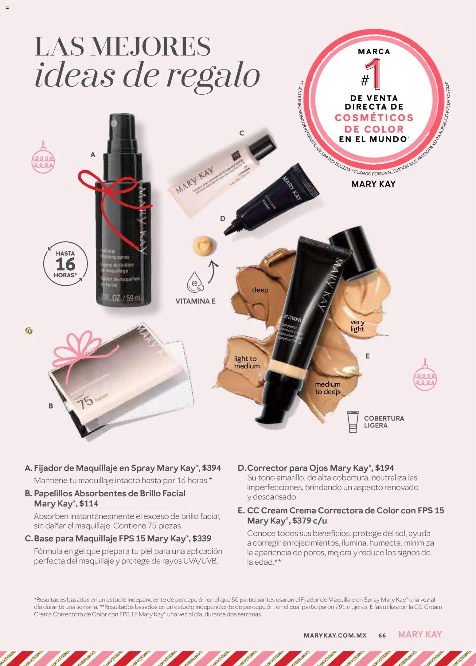 Nuevas ofertas de Mary Kay válidas en toda la República Mexicana desde el 01.11.2025. ¡Encuentra las mejores ofertas en Mary Kay catálogo! | Página: 66 | Productos: Fuente, Crema, Brillo, Corrector