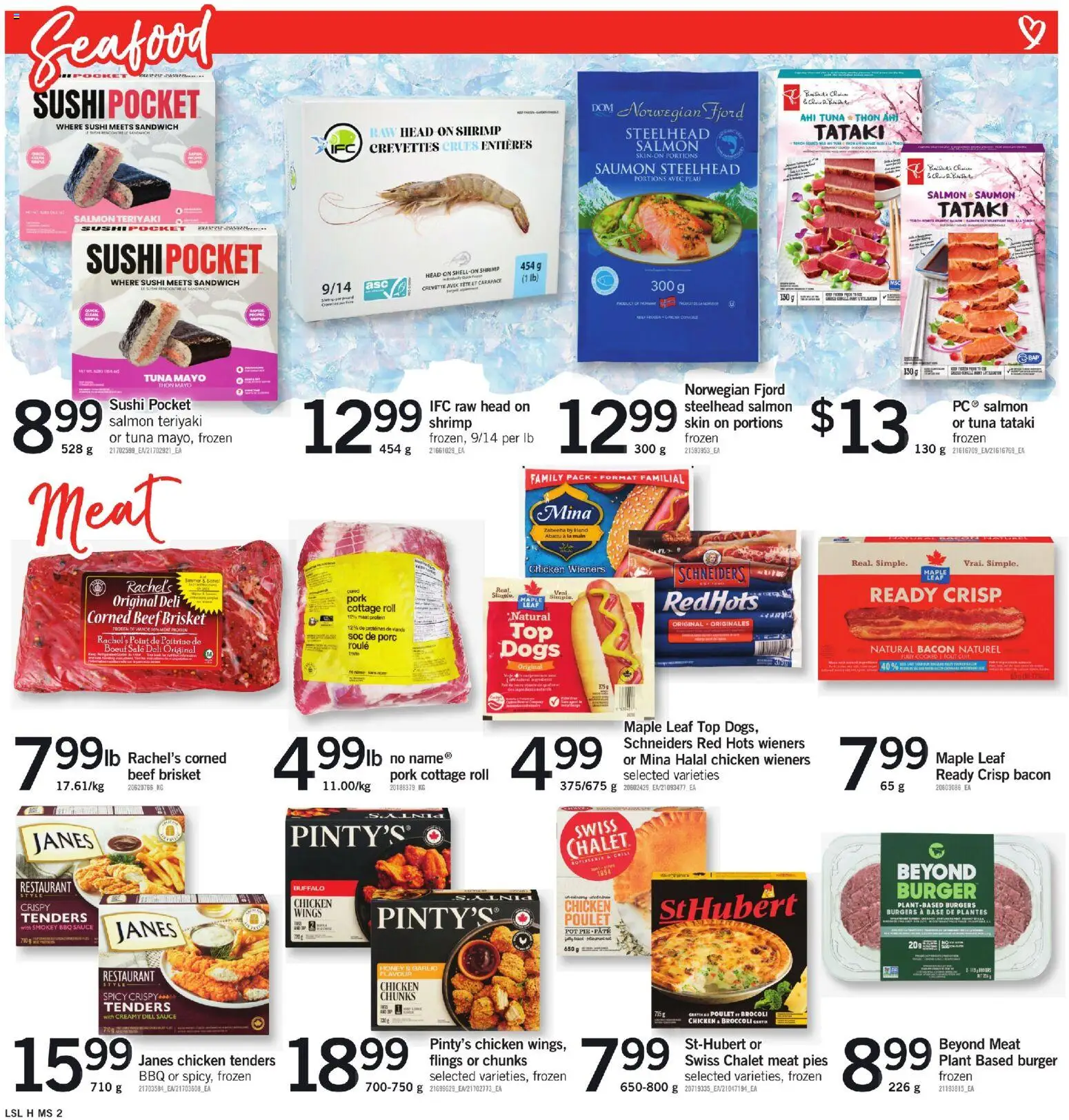 Loblaws flyer valid from 05.03.2026 | Page: 6 | Products: Beef, Chicken wings, Chicken, Pork