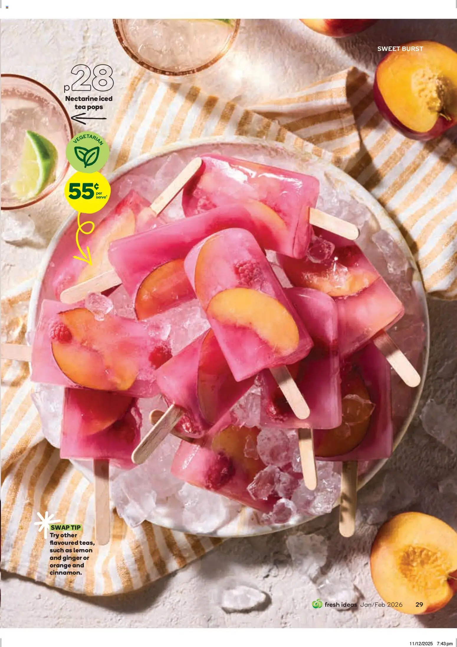 Woolworths catalogue - valid from 14.01.2026 | Page: 29 | Products: Ginger, Tea, Lemon, Nectarine