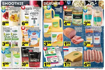 Pa Supermarché flyer valid from 28.07.2025 | Page: 3 | Products: Nuts, Butter, Bread, Ham