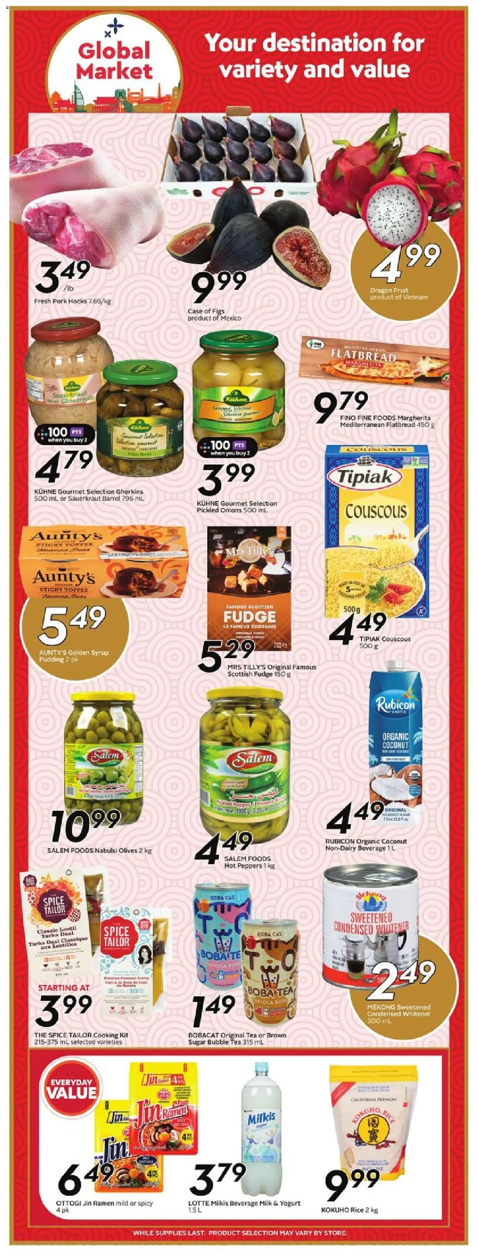 Safeway flyer valid from 20.11.2025 | Page: 14 | Products: Case, Milk, Yogurt, Pork