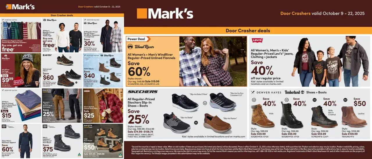 Mark's flyer valid from 09.10.2025 | Page: 2 | Products: Boots, Shoes, Shirt