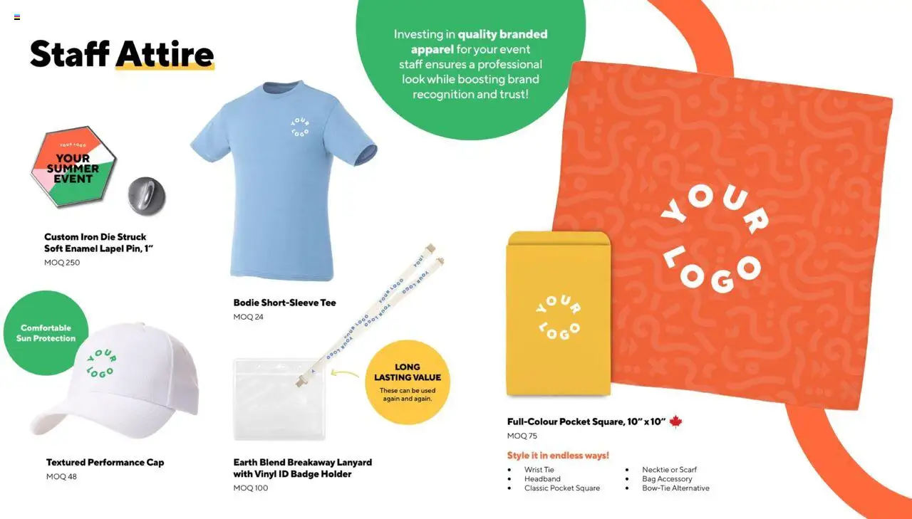 Staples flyer valid from 19.06.2025 | Page: 3 | Products: Scarf, Cap, Bag, Iron