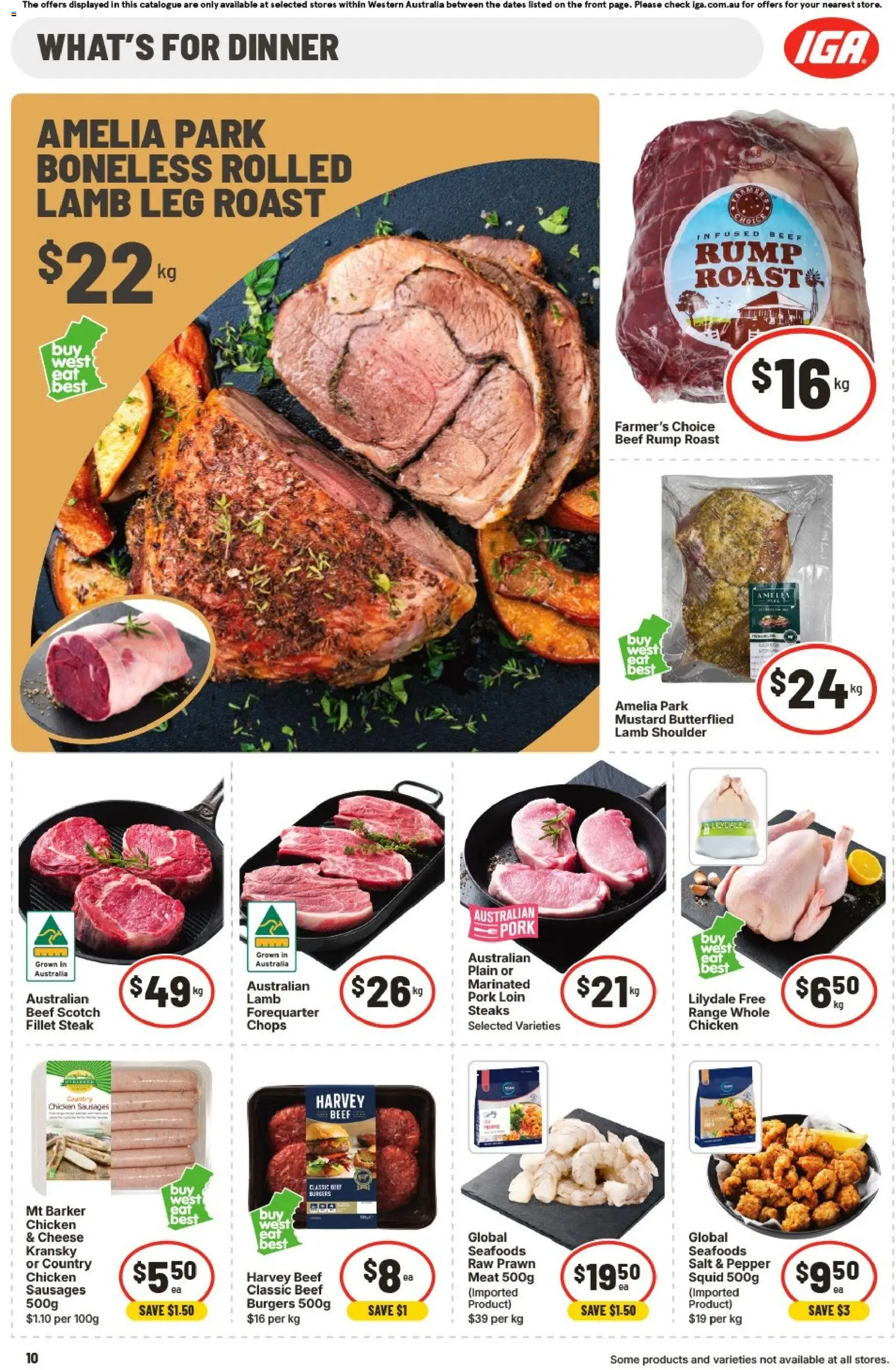 IGA catalogue - valid from 25.02.2026 | Page: 10 | Products: Pork, Mustard, Beef, Steak