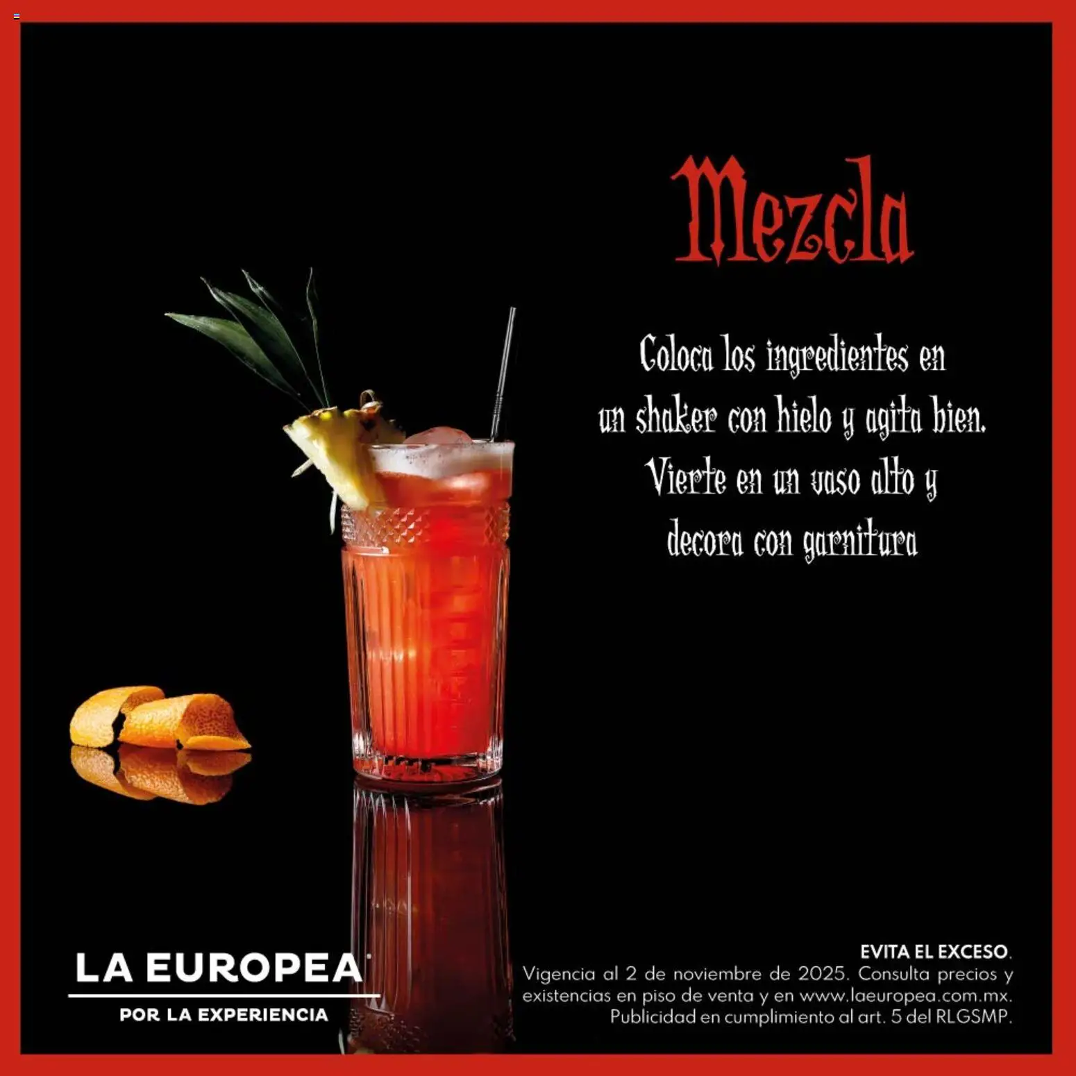 Nuevas ofertas de La Europea válidas en toda la República Mexicana desde el 28.10.2025. ¡Encuentra las mejores ofertas en La Europea catálogo Conjura el terror con Bacardí! | Página: 2