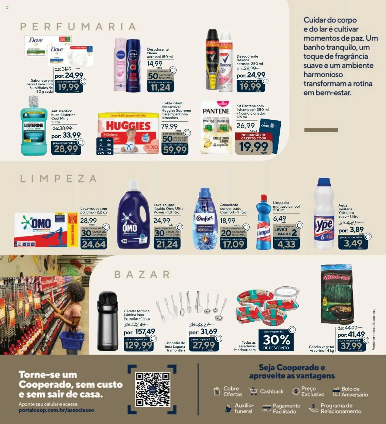 Coop Folheto - válido de 07.10.2025 | Página: 4 | Produtos: Carvão vegetal, Celular, Garrafa térmica, Sal