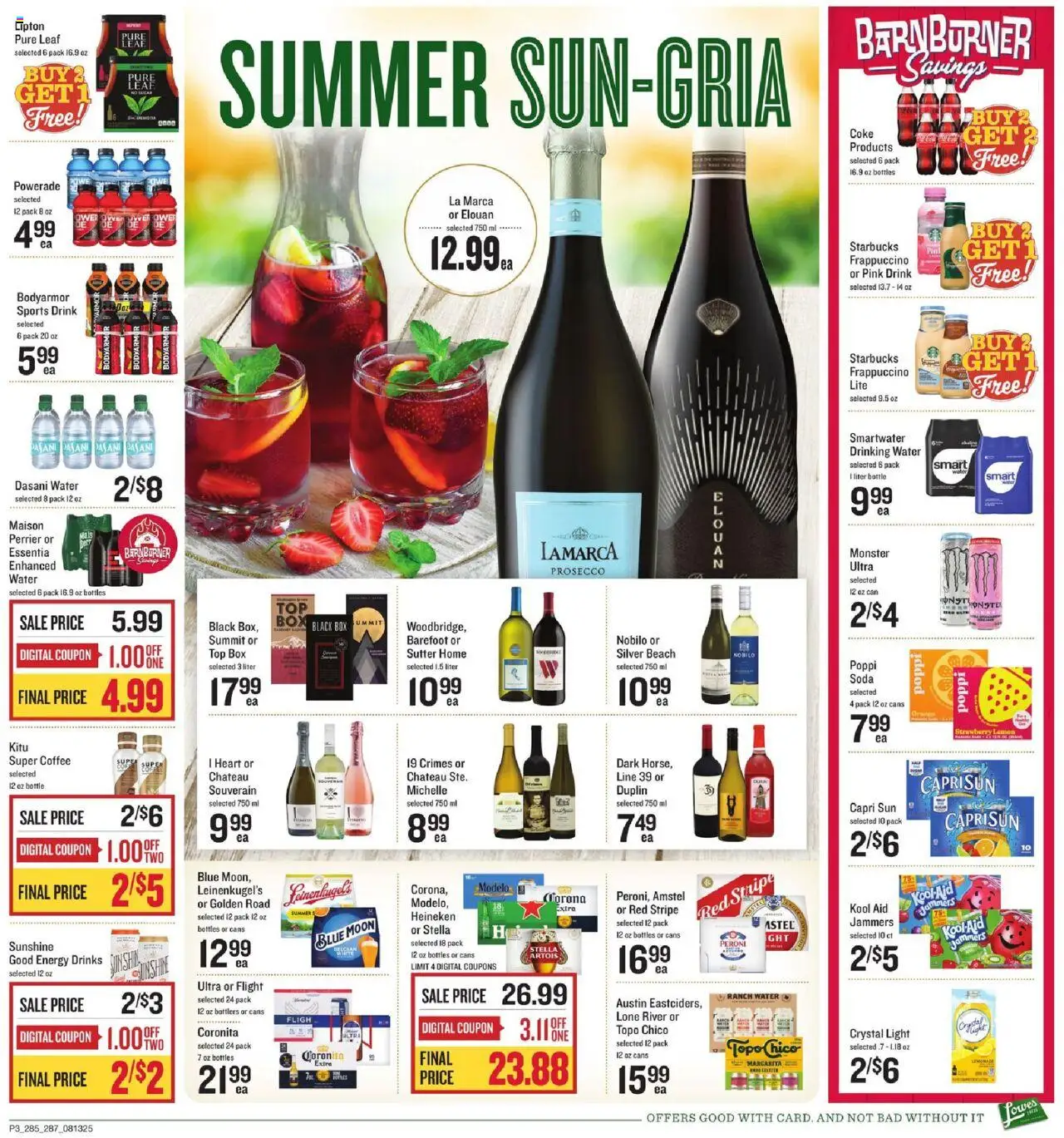 Lowes Foods Weekly Ad - NC - valid from 13.08.2025 | Page: 3 | Products: Box, Water, Sugar, Lemon