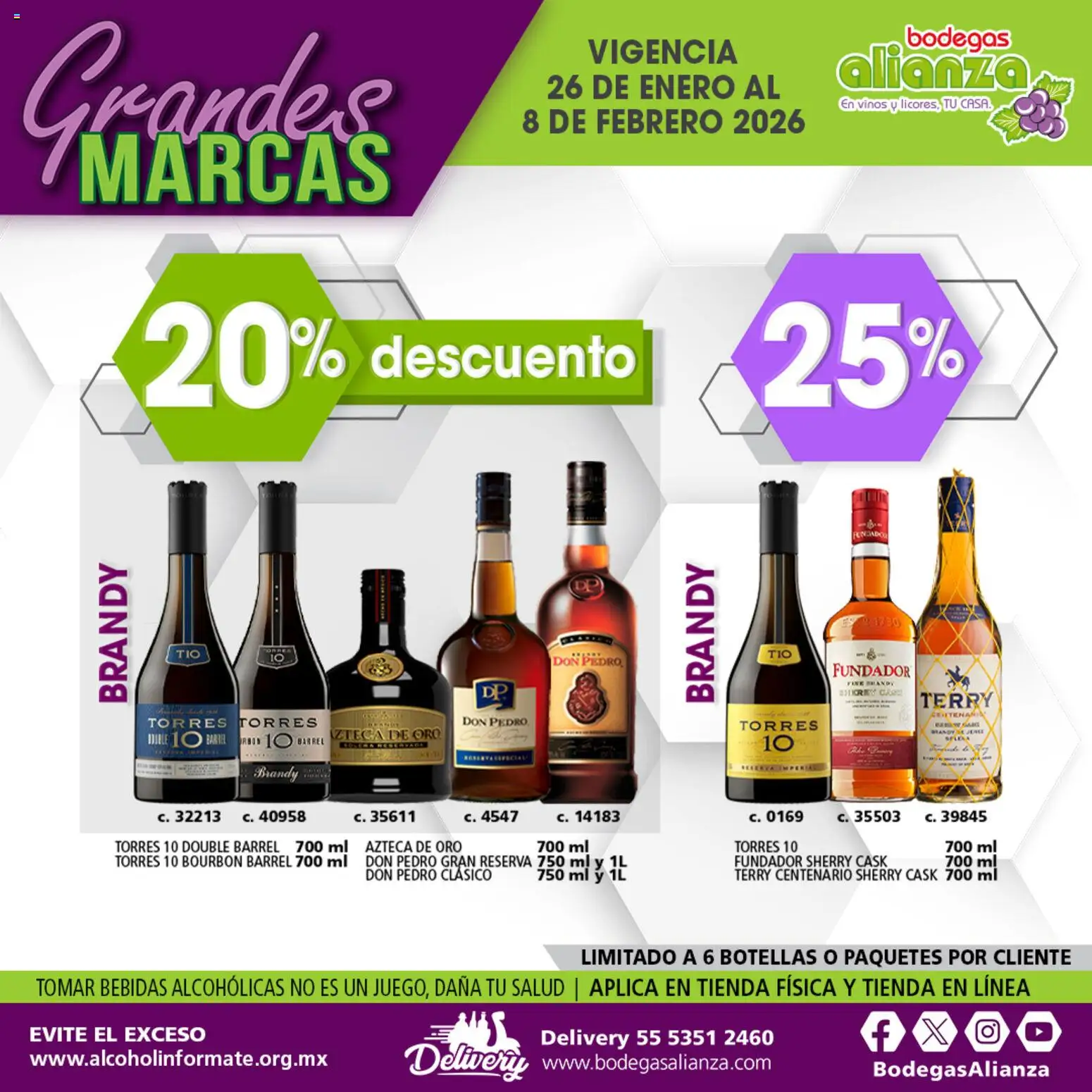 Nuevas ofertas de Bodegas Alianza válidas en toda la República Mexicana desde el 26.01.2026. ¡Encuentra las mejores ofertas en Bodegas Alianza catálogo Grandes Marcas! | Página: 4