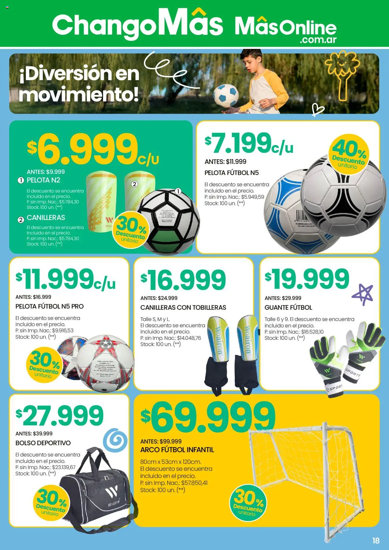 Changomas Día de la Niñez │ válido desde el 01.08.2025 | Página: 19 | Productos: Guante, Pelota, Bolso
