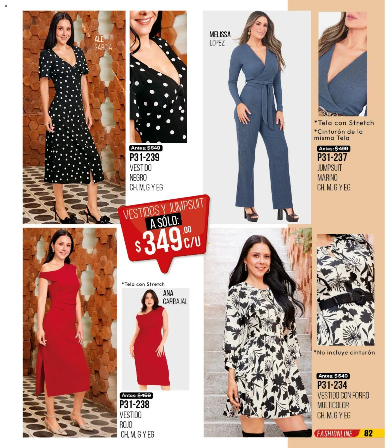 Nuevas ofertas de Cklass válidas en toda la República Mexicana desde el 30.11.2025. ¡Encuentra las mejores ofertas en Cklass catálogo Rebajas Navideñas Ropa! | Página: 83 | Productos: Cinturón, Vestido