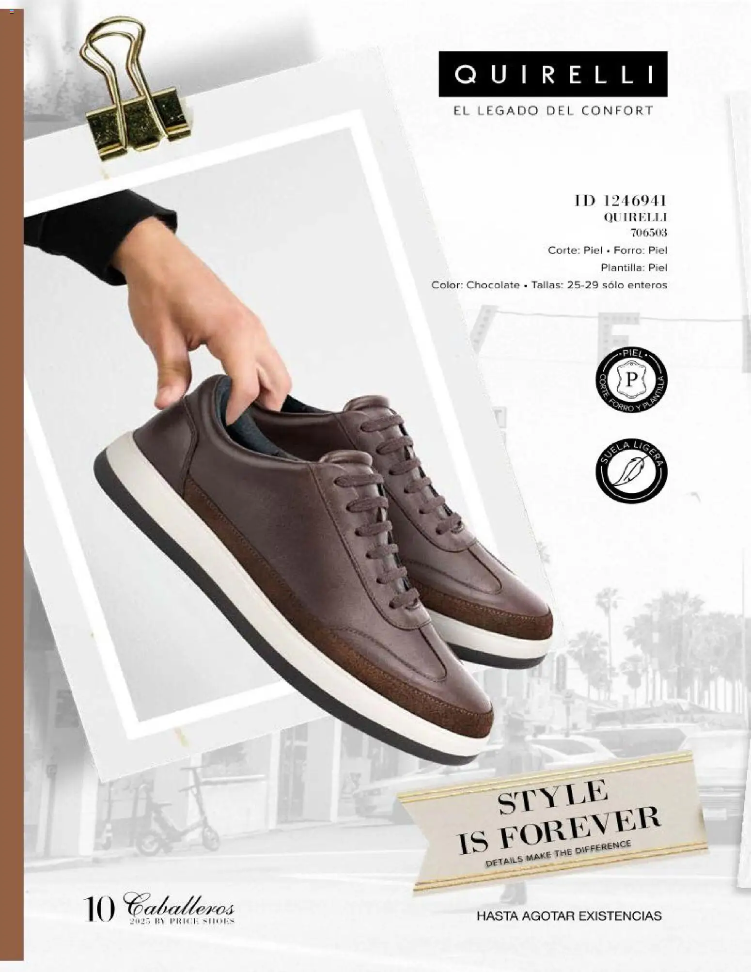 Nuevas ofertas de Price Shoes válidas en toda la República Mexicana desde el 26.11.2025. ¡Encuentra las mejores ofertas en Price Shoes catálogo Caballeros! | Página: 10 | Productos: Chocolate