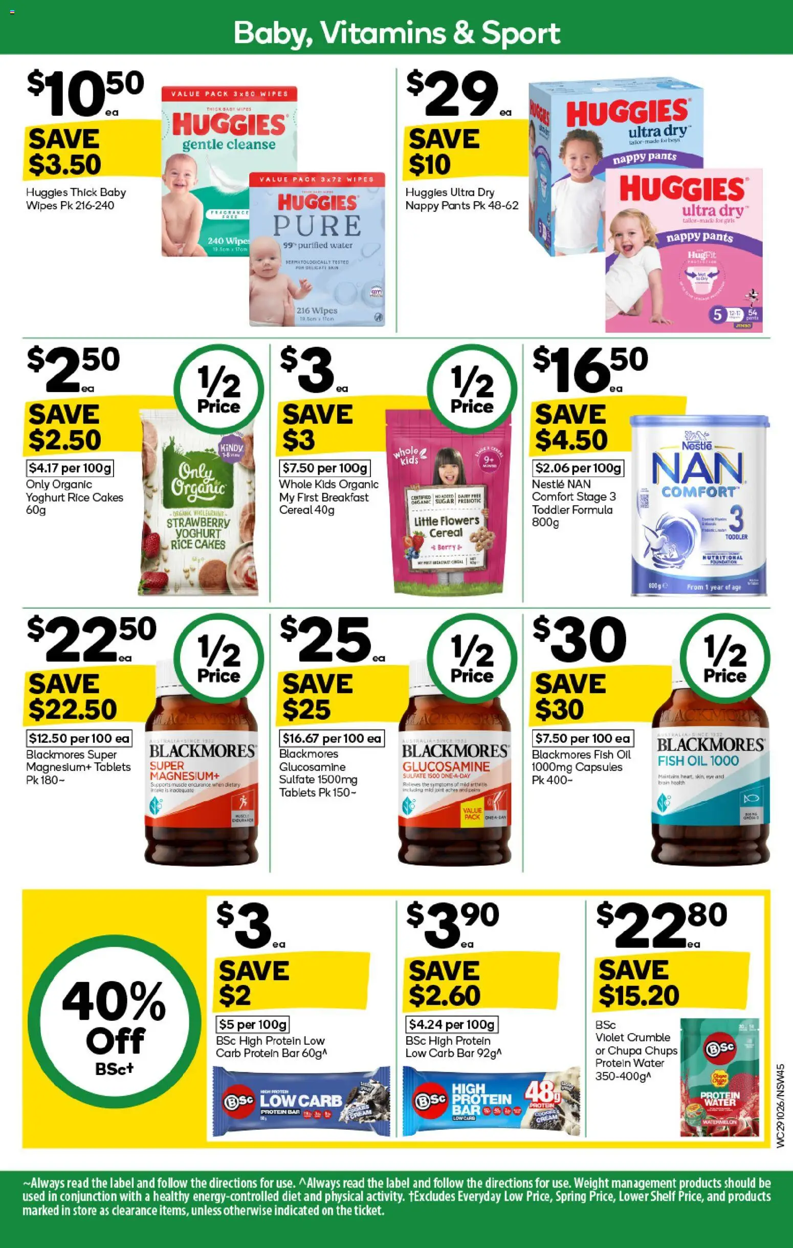 Woolworths catalogue - valid from 29.10.2025 | Page: 45 | Products: Yoghurt, Oil, Watermelon, Tablets