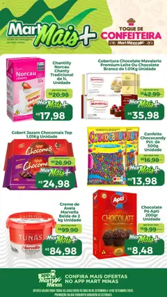 Mart Minas - Ofertas de confeitaria - Pré-Visualização do folheto da loja Mart Minas, válido de 09.09.2025