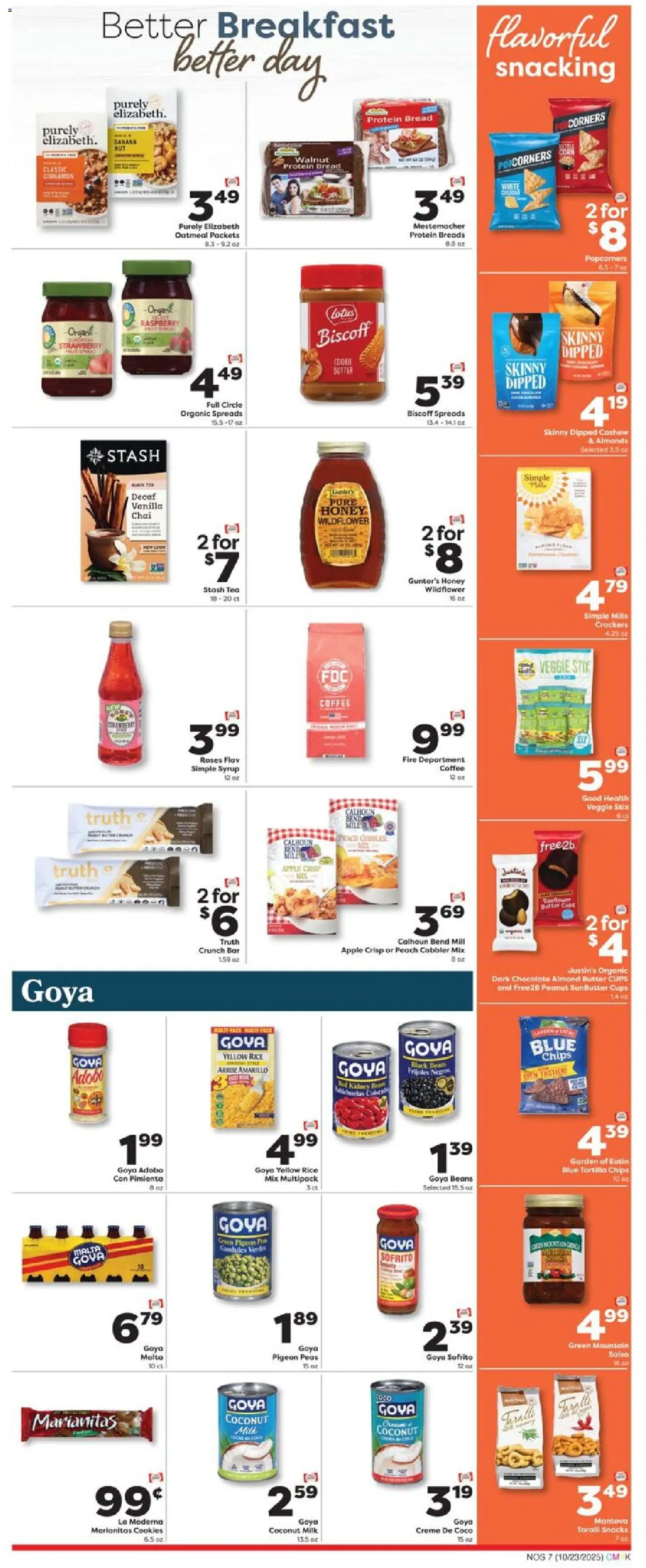 Weis Monthly Ad - NJ - valid from 23.10.2025 | Page: 7 | Products: Butter, Bread, Chocolate, Raspberry