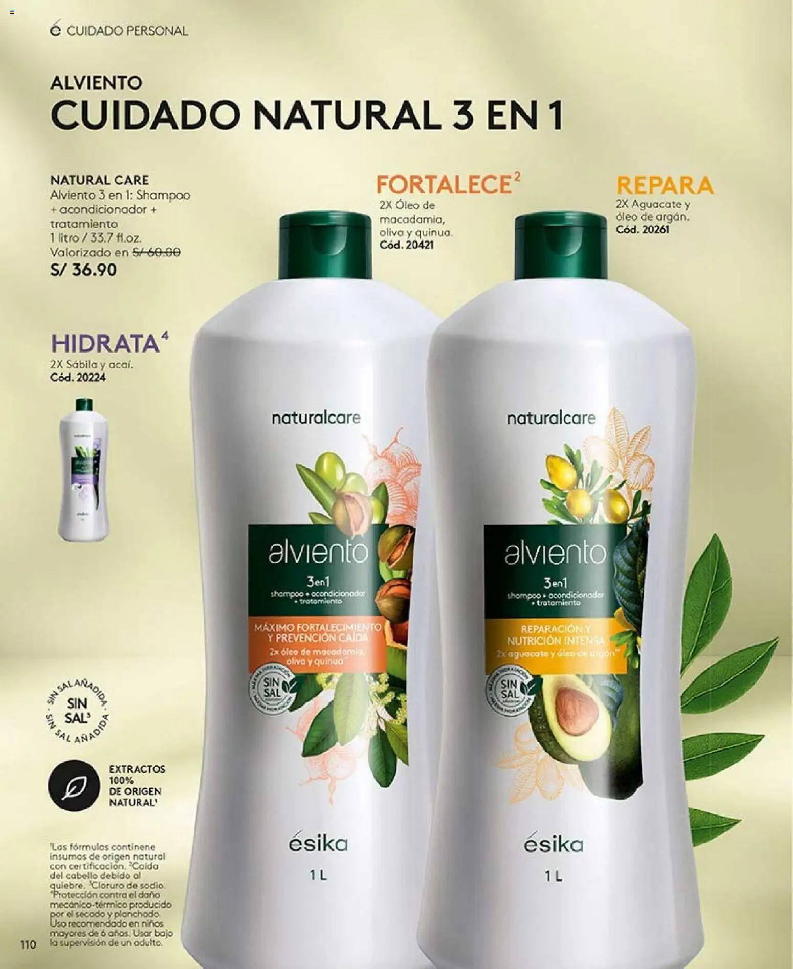 Catálogo Ésika válido desde 04.04.2026 | Página: 122 | Productos: Shampoo, Acondicionador