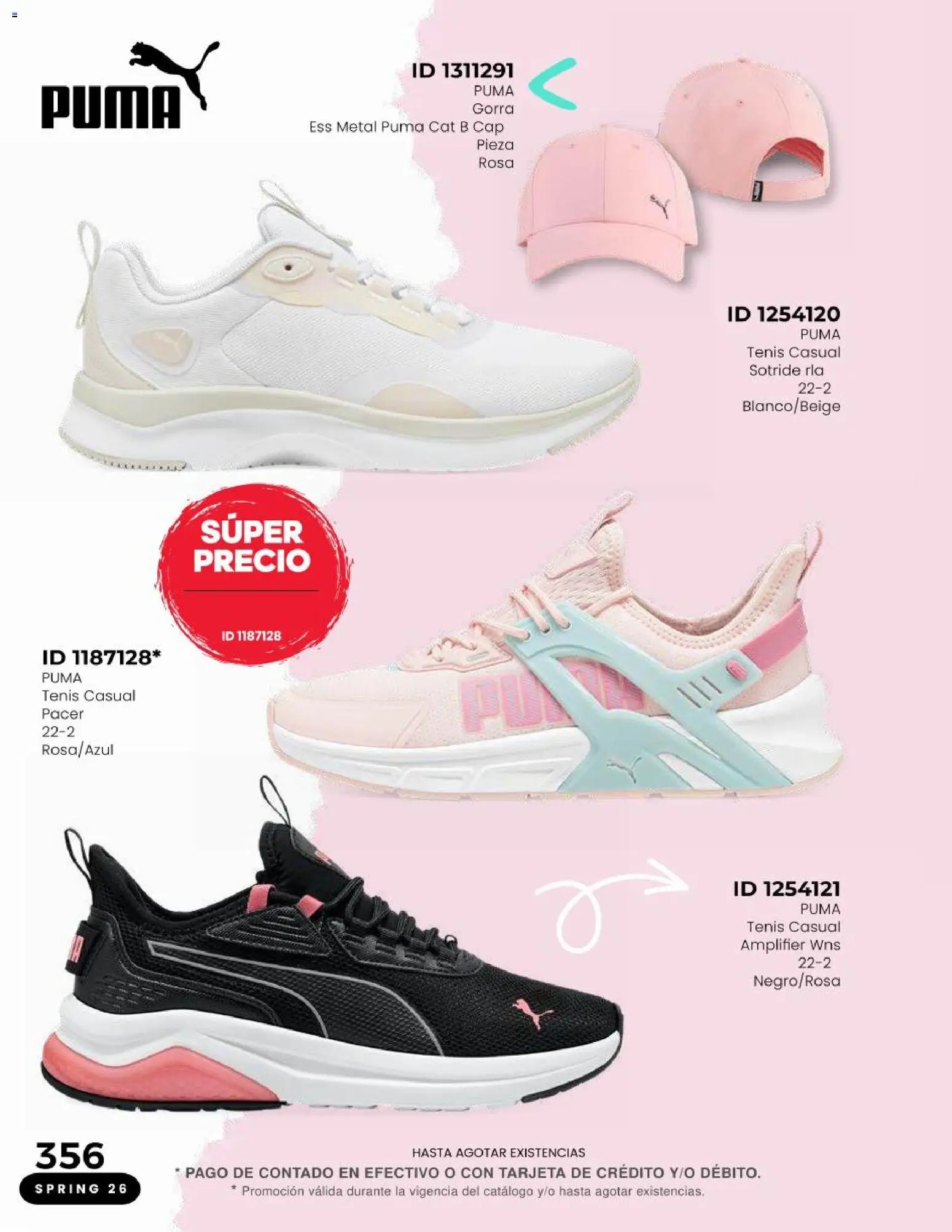 Nuevas ofertas de Price Shoes válidas en toda la República Mexicana desde el 15.02.2026. ¡Encuentra las mejores ofertas en Price Shoes catálogo ! | Página: 356 | Productos: Tenis, Gorra