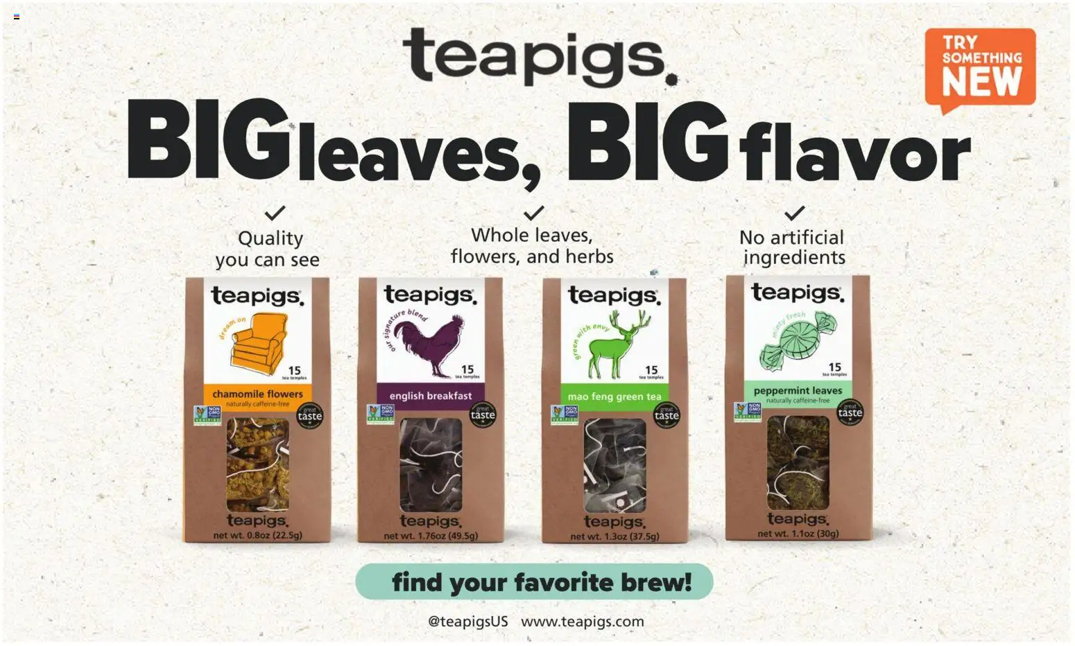 Fresh Thyme Weekly Ad - valid from 18.02.2026 | Page: 6 | Products: Green Tea, Peppermint, Tea