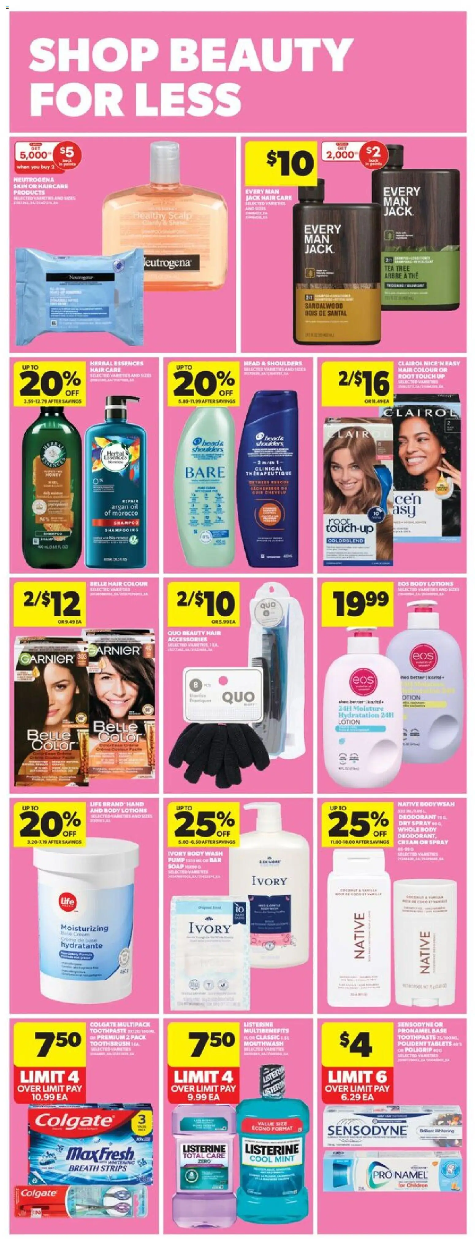 Real Canadian Superstore flyer valid from 04.12.2025 | Page: 26 | Products: Tea, Soap, Body wash, Oil