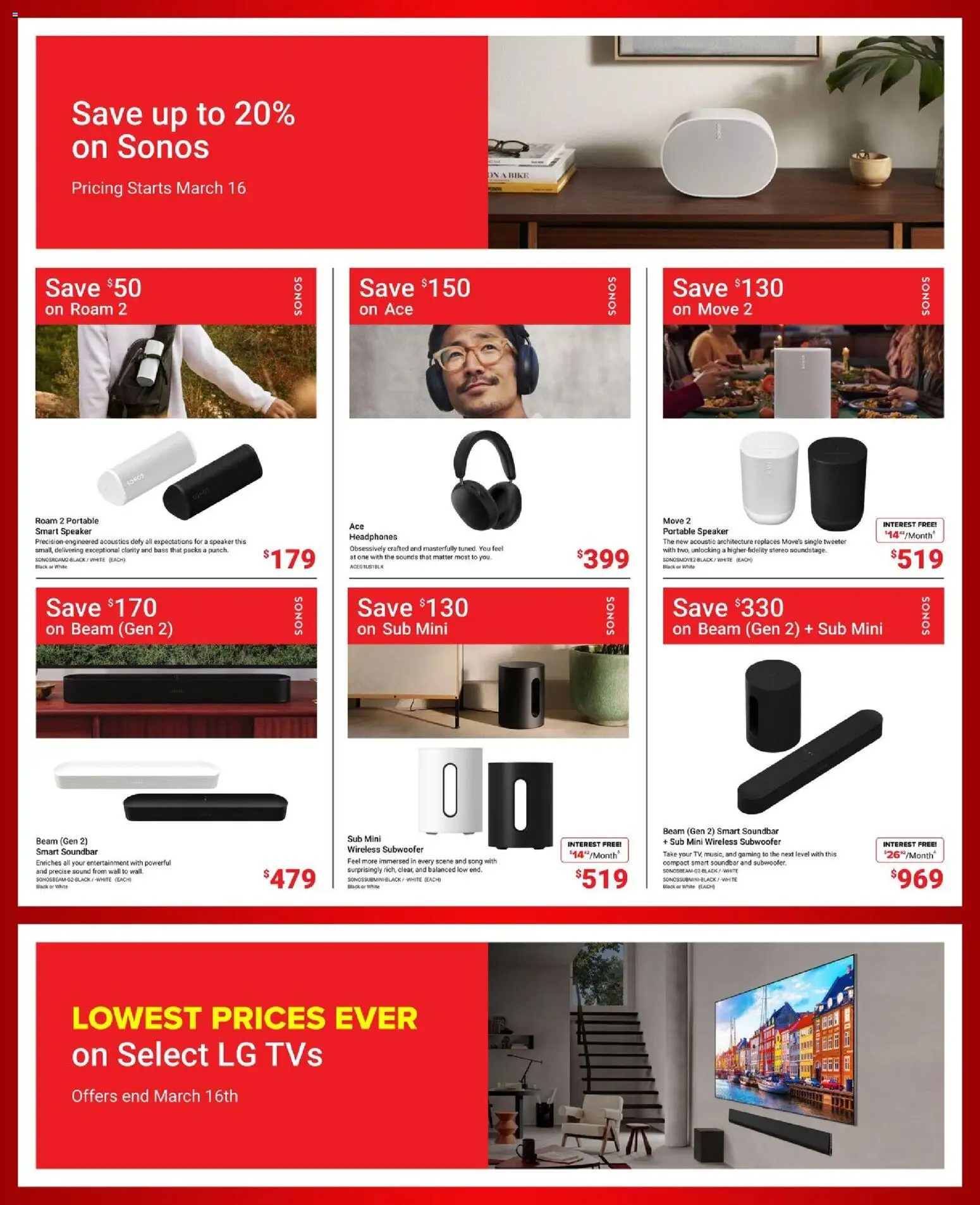 Visions flyer valid from 13.03.2026 | Page: 4 | Products: Headphones, Speaker