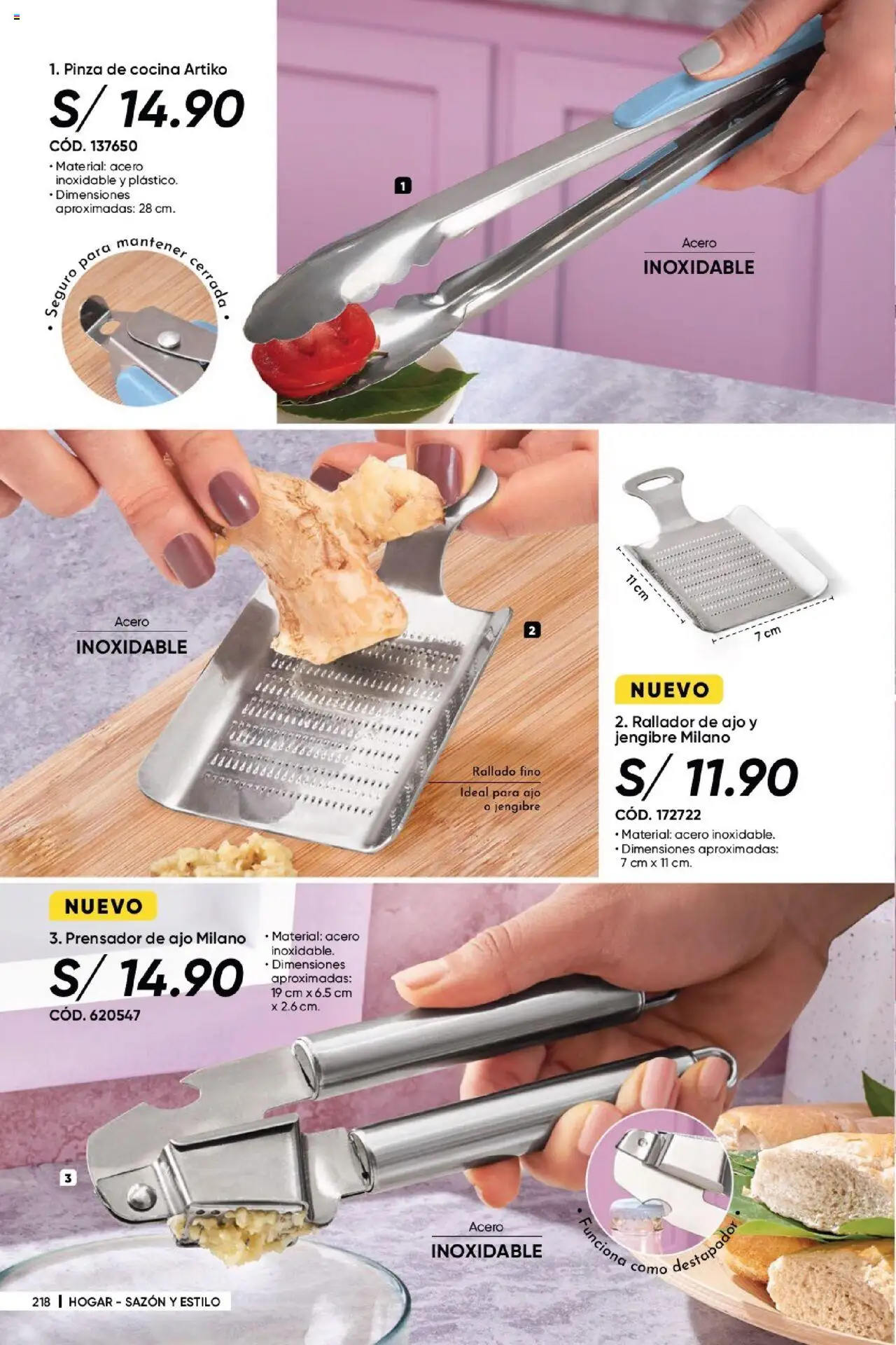 Catálogo Azzorti válido desde 28.05.2025 | Página: 220 | Productos: Rallador, Cocina