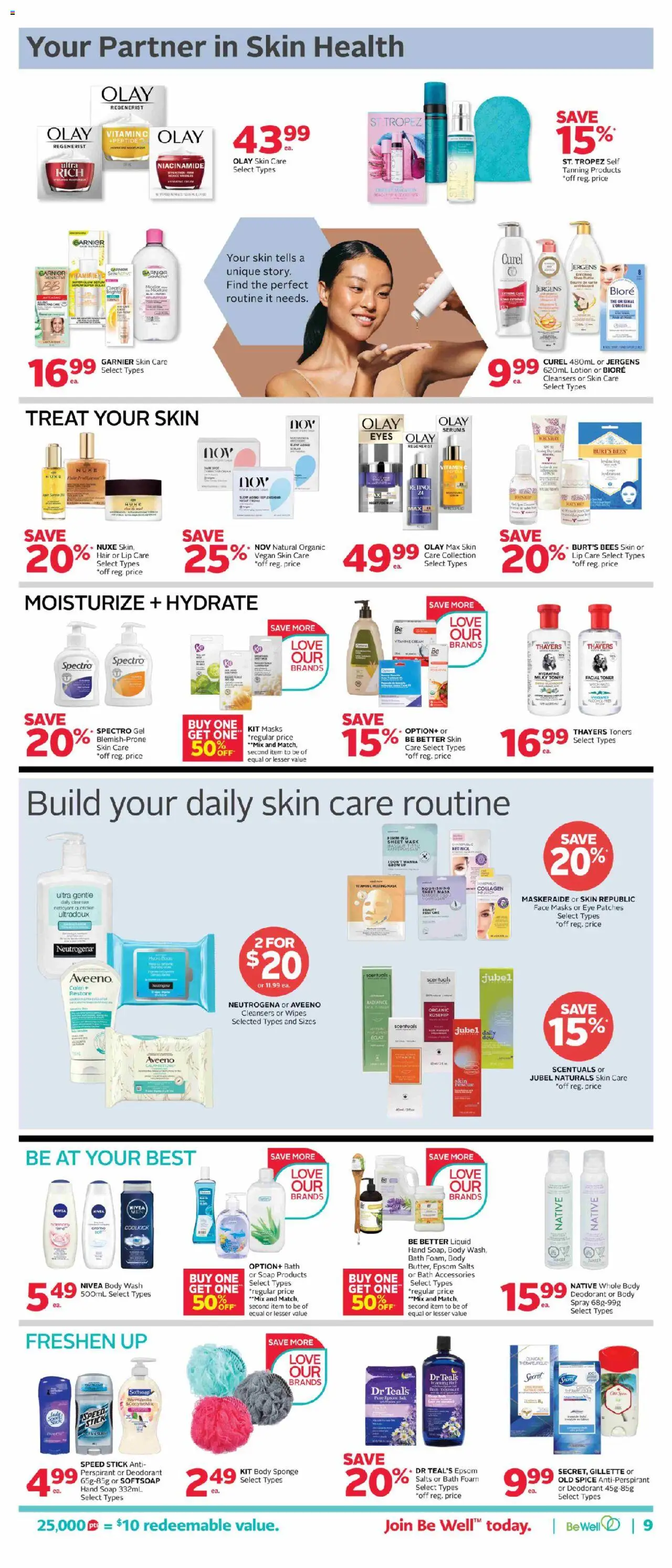 Rexall flyer valid from 17.10.2025 | Page: 14 | Products: Cream, Soap, Deodorant, Antiperspirant