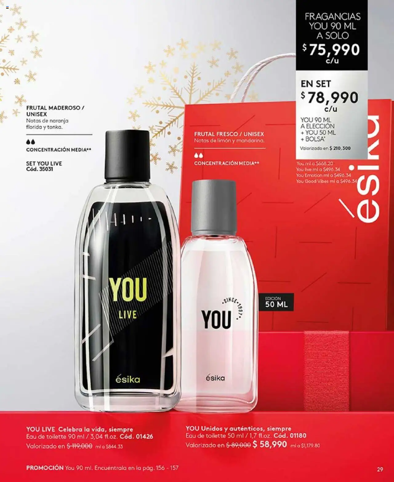 Ésika revista - valida desde el 14.10.2025 | Página: 29 | Productos: Limón, Eau de toilette