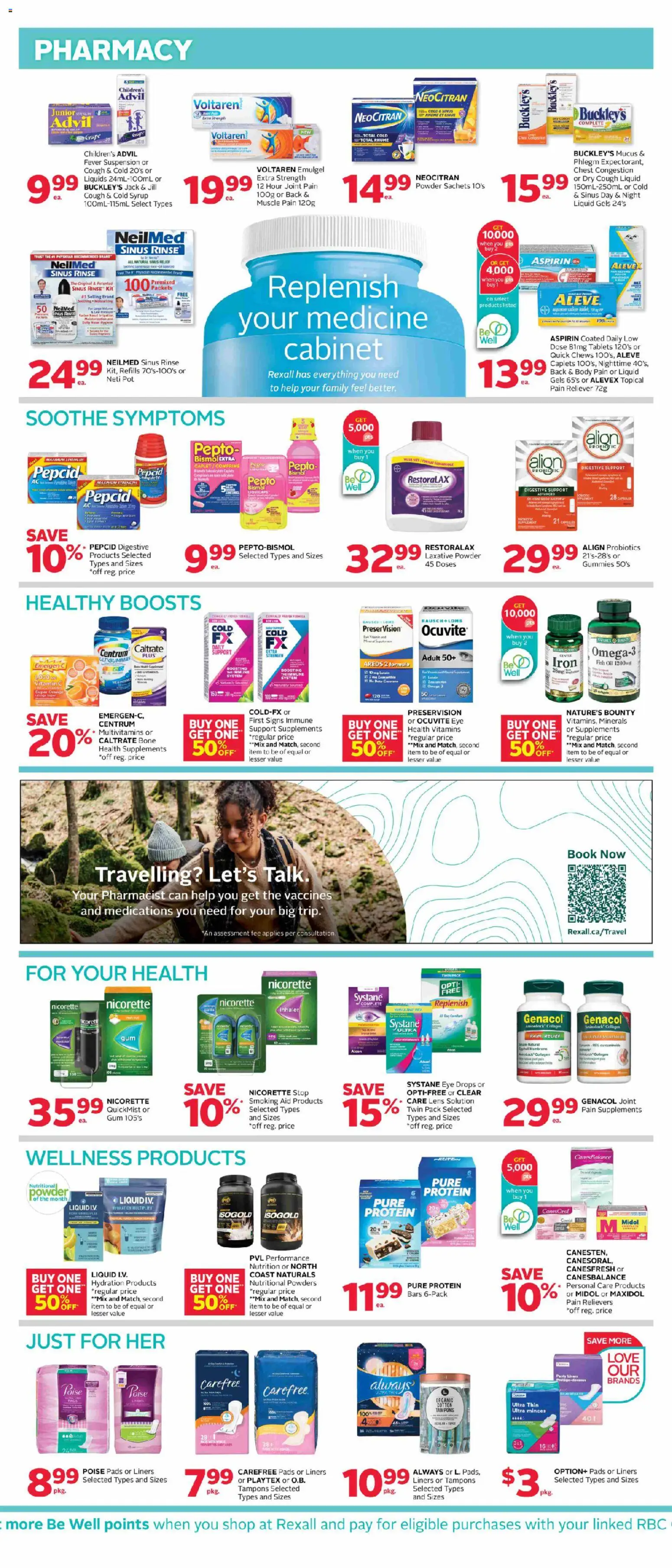 Rexall flyer valid from 06.03.2026 | Page: 7 | Products: Fish, Iron, Cabinet, Oil