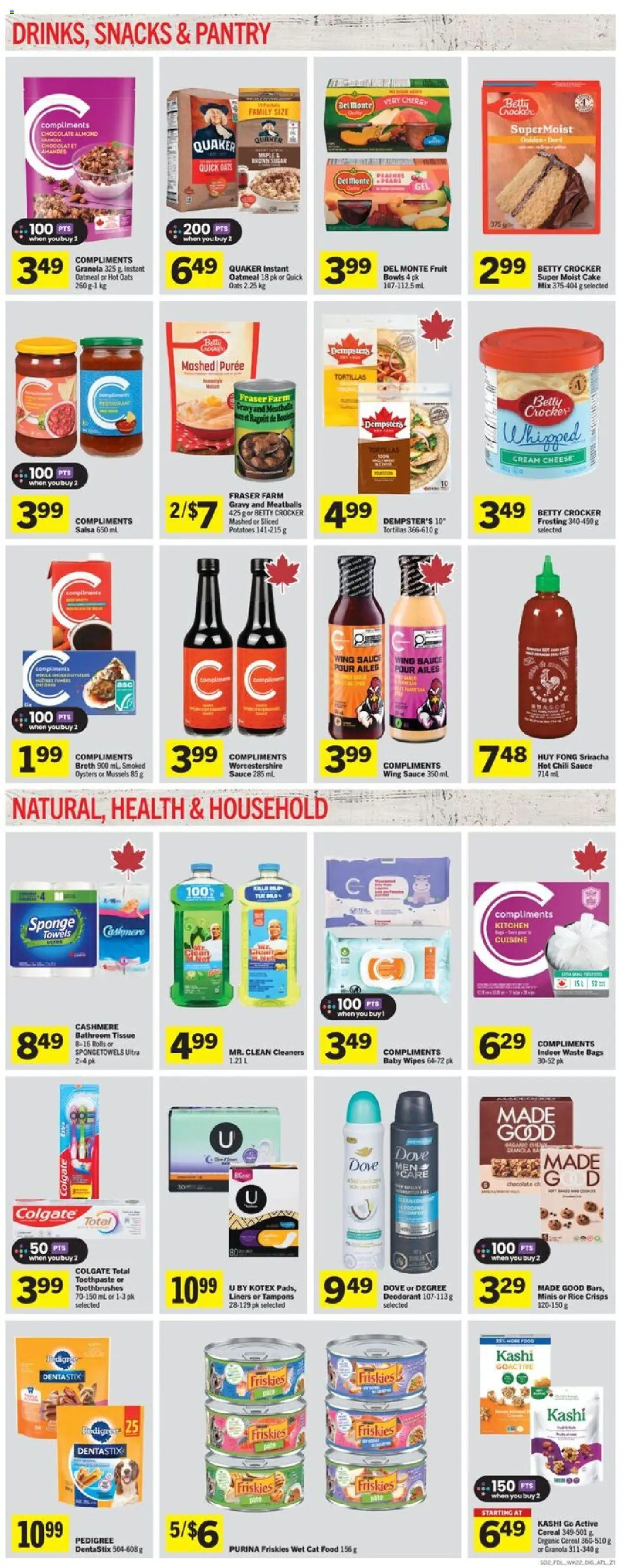 Foodland flyer valid from 25.09.2025 | Page: 8 | Products: Cream, Deodorant, Cheese, Chocolate