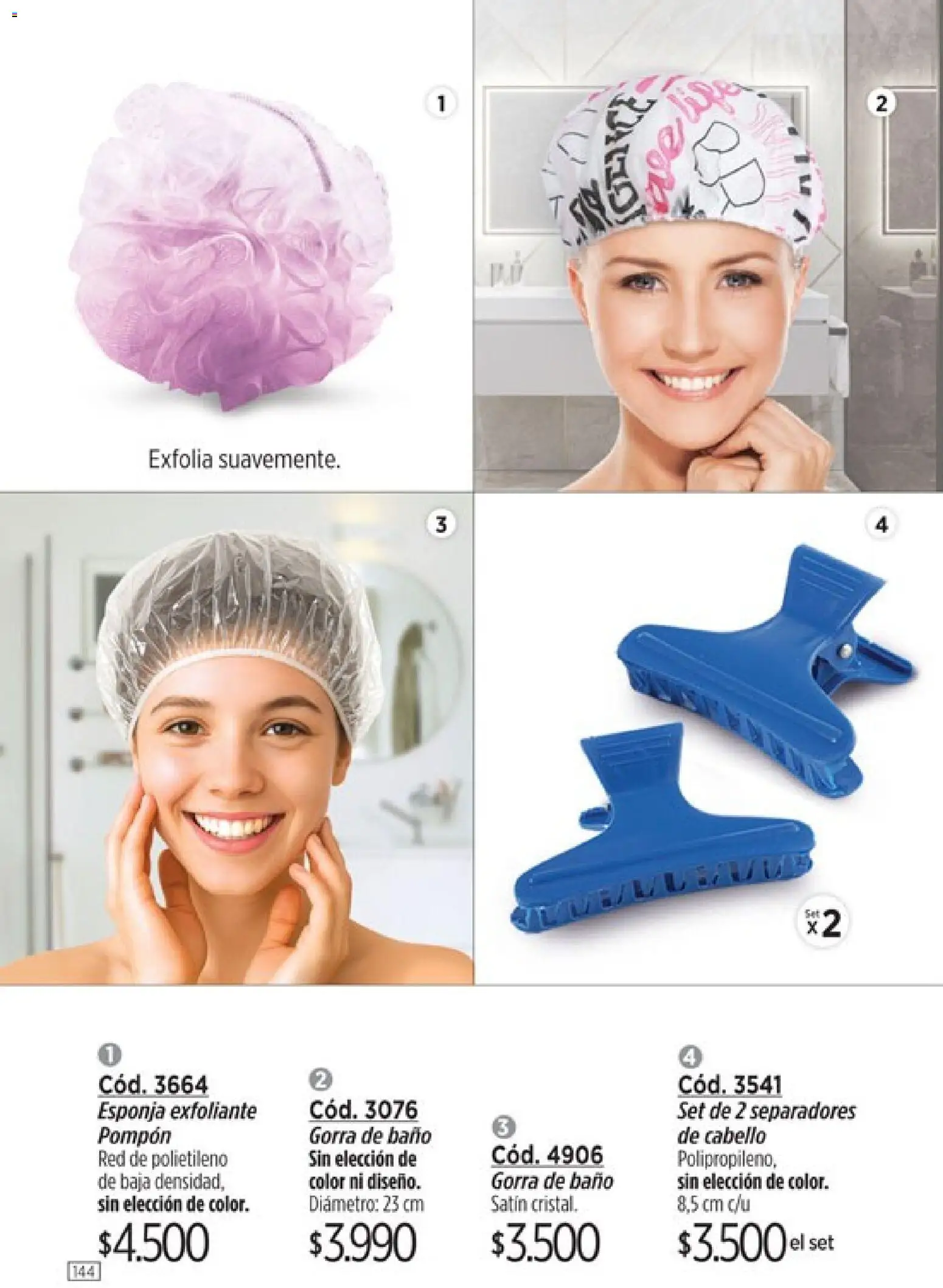 Catálogo Amodil Campaña 2 │ válido desde el 01.02.2026 | Página: 144 | Productos: Gorra, Baño, Esponja