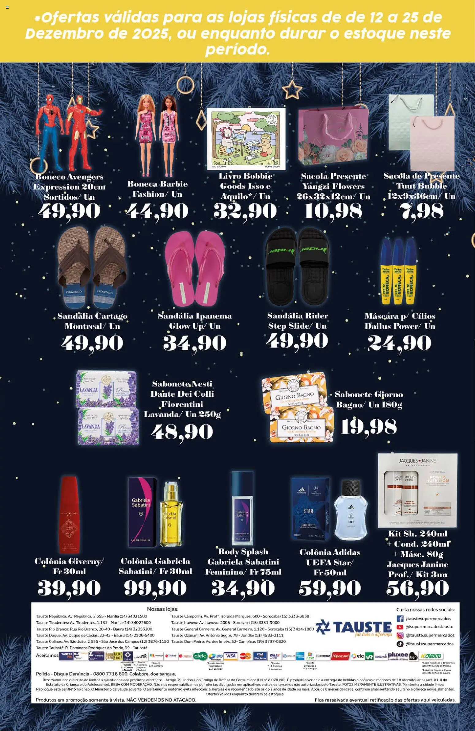 Tauste Folheto - válido de 12.12.2025 | Página: 8 | Produtos: Boneca, Livro, Sabonete