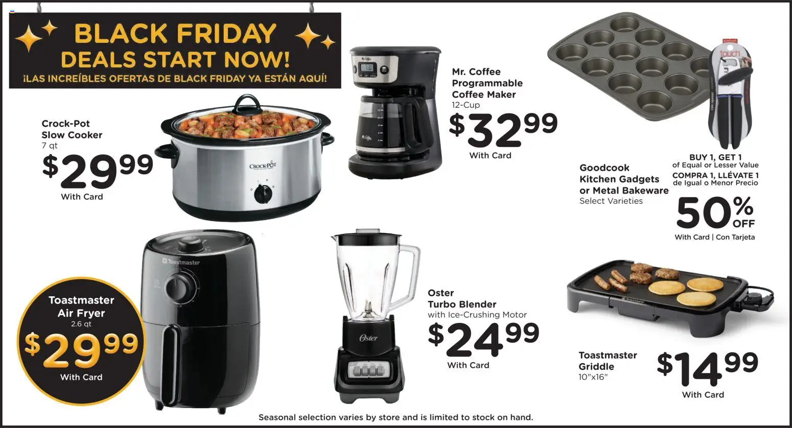 Ralphs Black Friday - valid from 05.11.2025 | Page: 9 | Products: Fryer, Griddle, Blender, Coffee maker