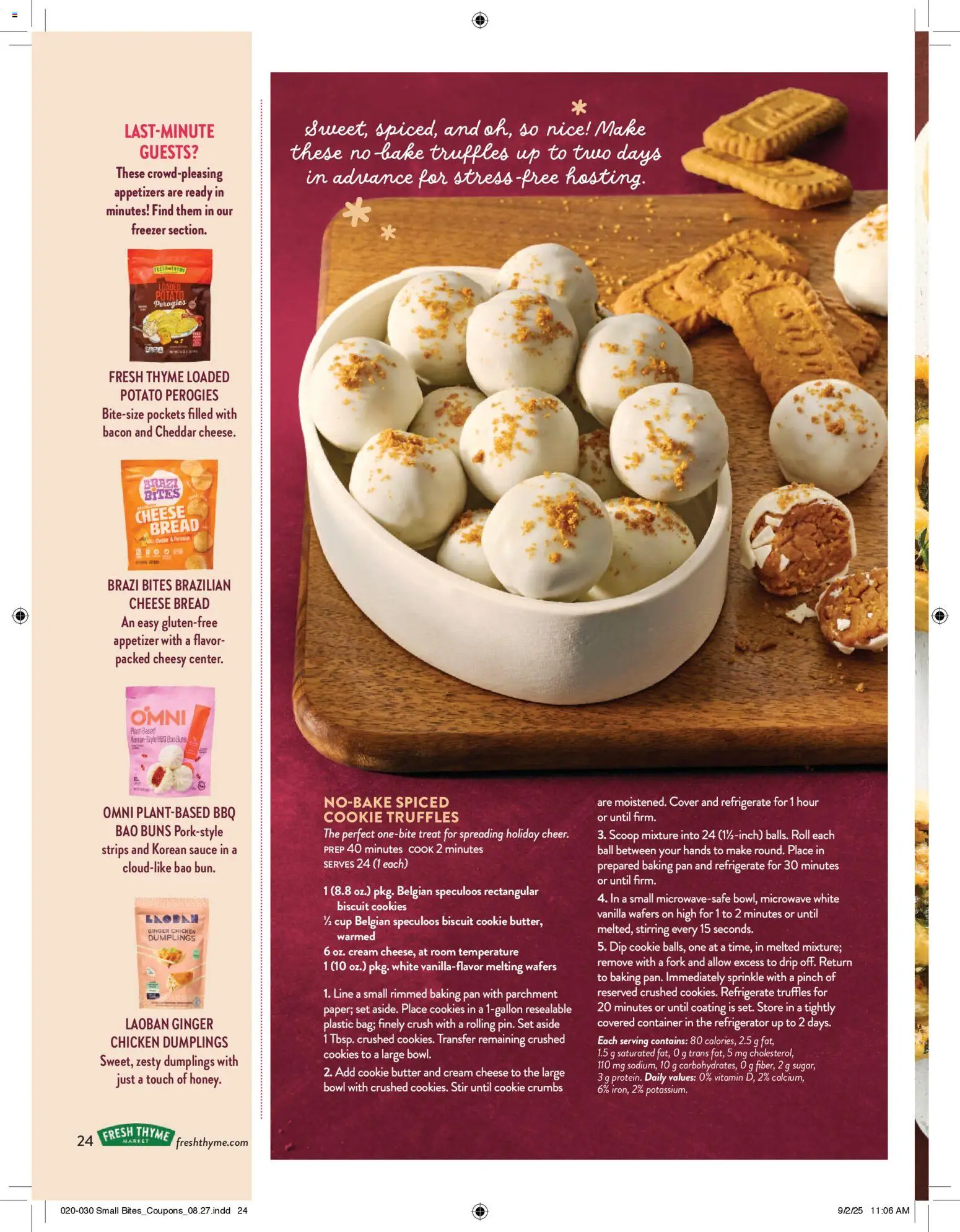 Fresh Thyme Magazine Holiday 2025 - valid from 15.11.2025 | Page: 26 | Products: Vitamin, Cheese, Bread, Cookies
