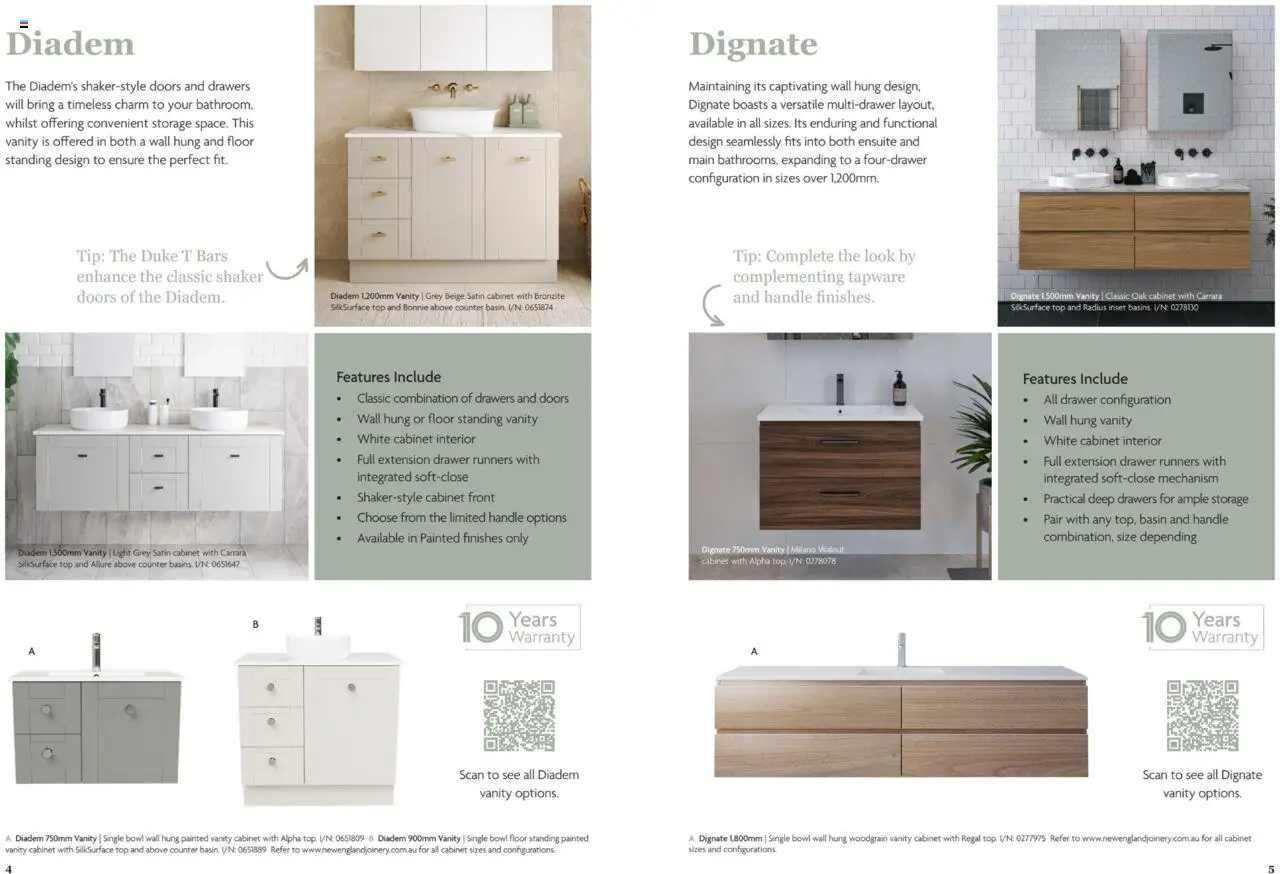 Bunnings Warehouse catalogue - valid from 21.07.2025 | Page: 4 | Products: Cabinet, Drawer, Light, Ensuite