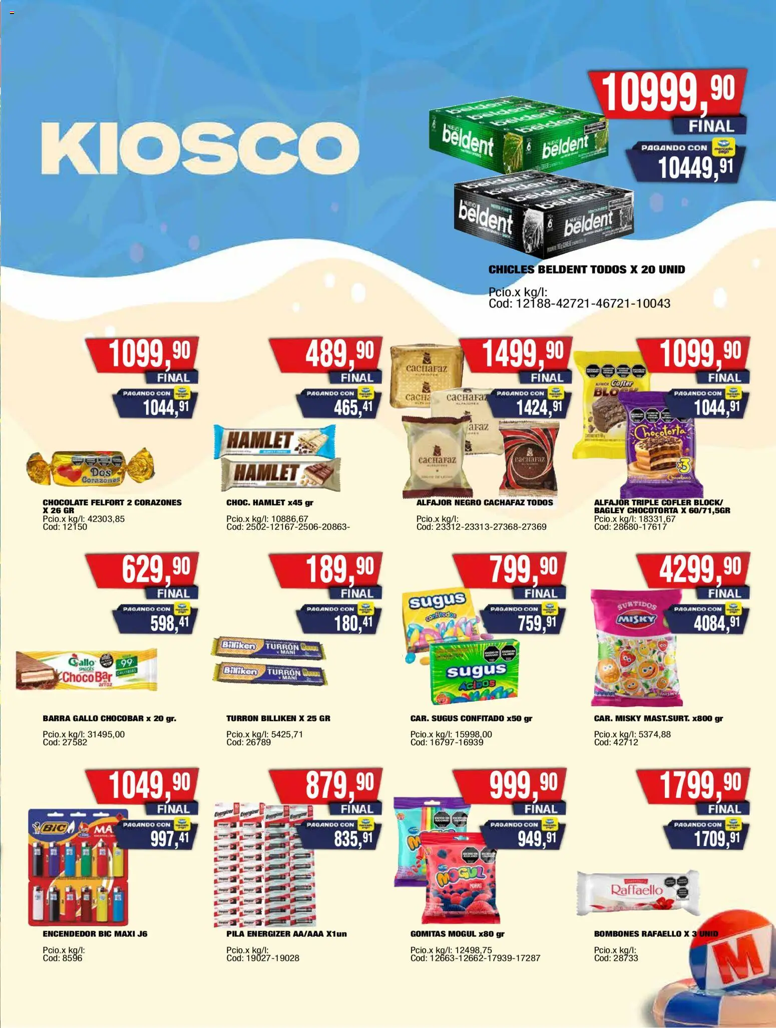 Maxiconsumo ofertas │ válido desde el 05.01.2026 | Página: 13 | Productos: Encendedor, Chicles, Alfajor, Turrón