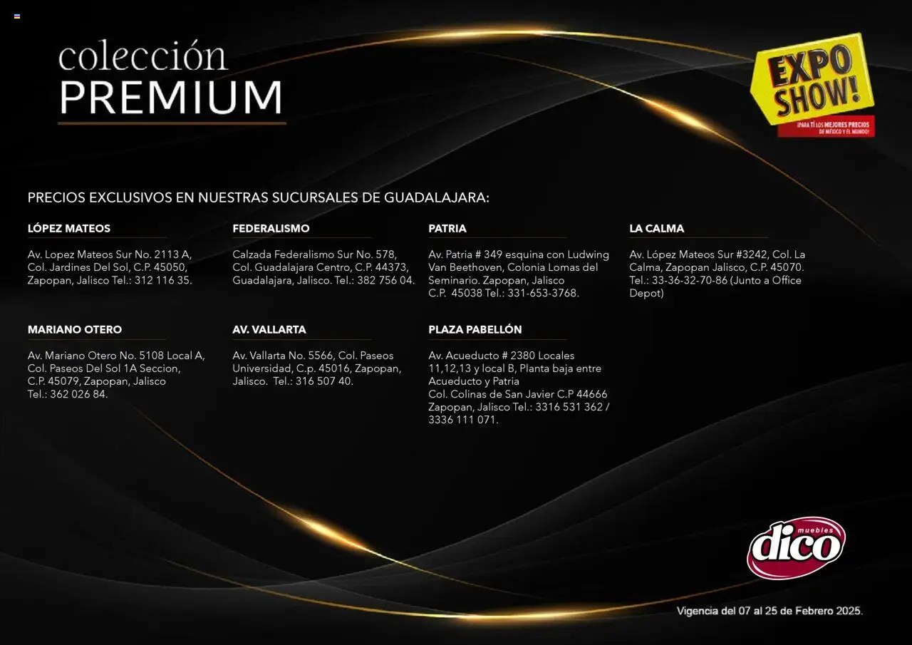 Nuevas ofertas de Muebles Dico válidas en toda la República Mexicana desde el 06.02.2025. ¡Encuentra las mejores ofertas en Muebles Dico catálogo Exposhow Premium! | Página: 66 | Productos: Planta