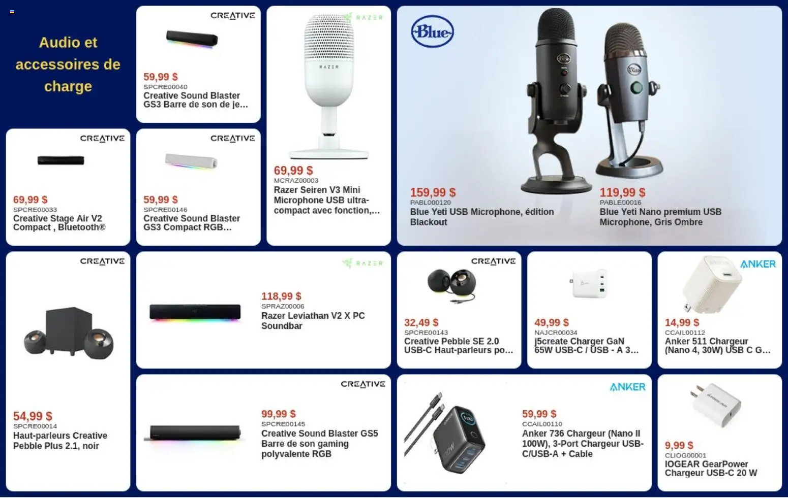 Canada Computers flyer valid from 20.03.2026 | Page: 21 | Products: PC, Audio, Cable, Microphone