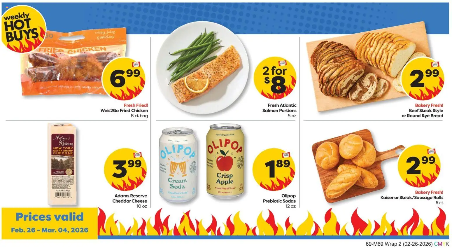 Weis Grand Opening Waldorf - valid from 26.02.2026 | Page: 2 | Products: Bakery, Cheese, Cream, Bag