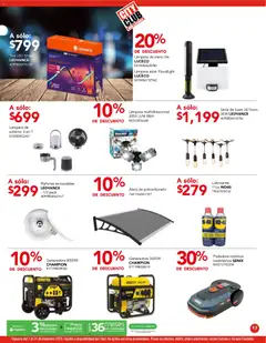 Vista previa de City Club catálogo, nuevo folleto de la tienda, válido en México a partir del 01.12.2025 | Página: 17 | Productos: Podadora, Lámpara