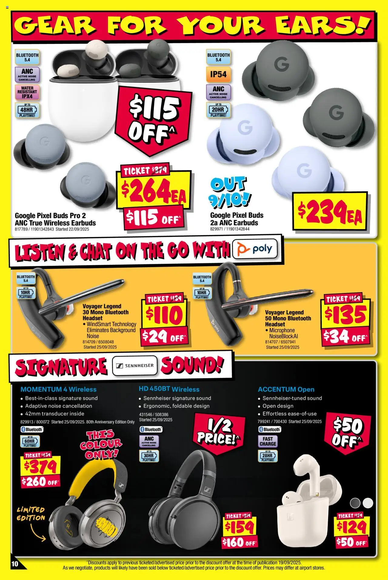 JB Hi-Fi catalogue - valid from 02.10.2025 | Page: 10 | Products: Water, Headset, Microphone