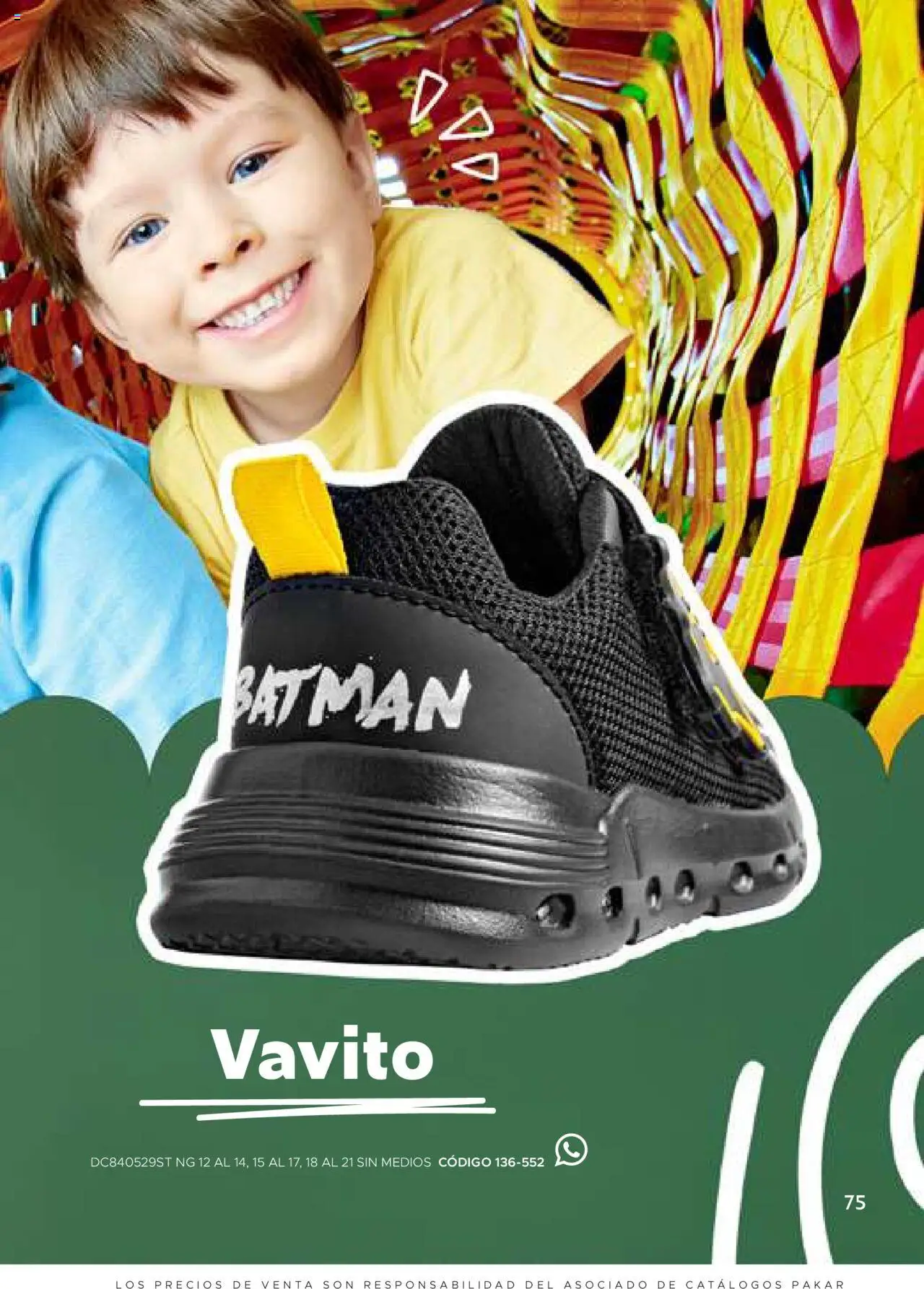 Nuevas ofertas de SC Pakar válidas en toda la República Mexicana desde el 24.07.2025. ¡Encuentra las mejores ofertas en SC Pakar - Catálogo Nino otoño / invierno! | Página: 75