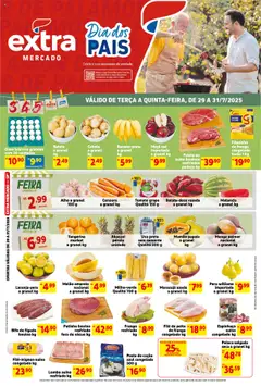 Extra - Ofertas de Mercado Terça e Quinta - Pré-Visualização do folheto da loja Extra, válido de 29.07.2025