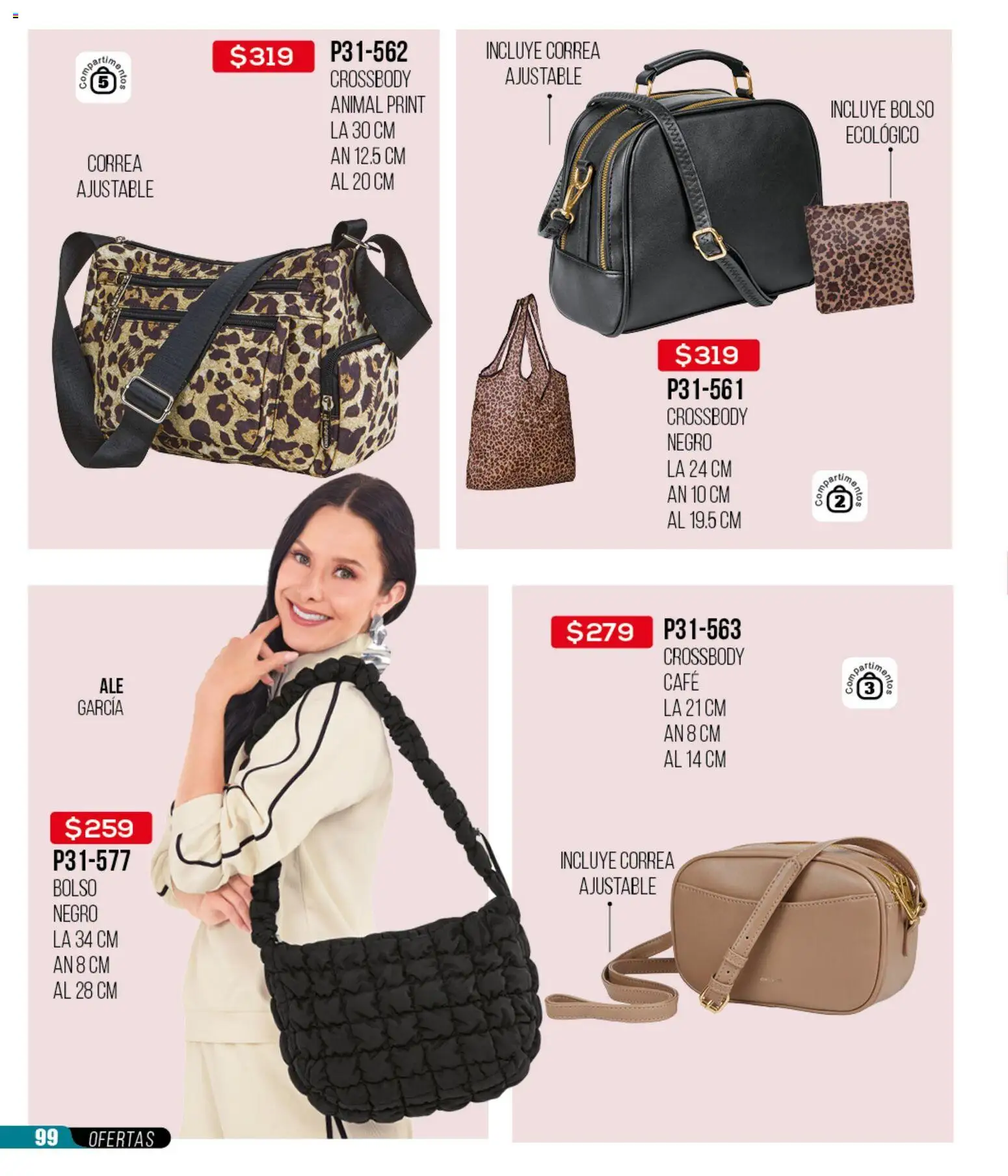 Nuevas ofertas de Cklass válidas en toda la República Mexicana desde el 12.01.2026. ¡Encuentra las mejores ofertas en Cklass catálogo Mega Ofertas Ropa! | Página: 100 | Productos: Bolso, Café