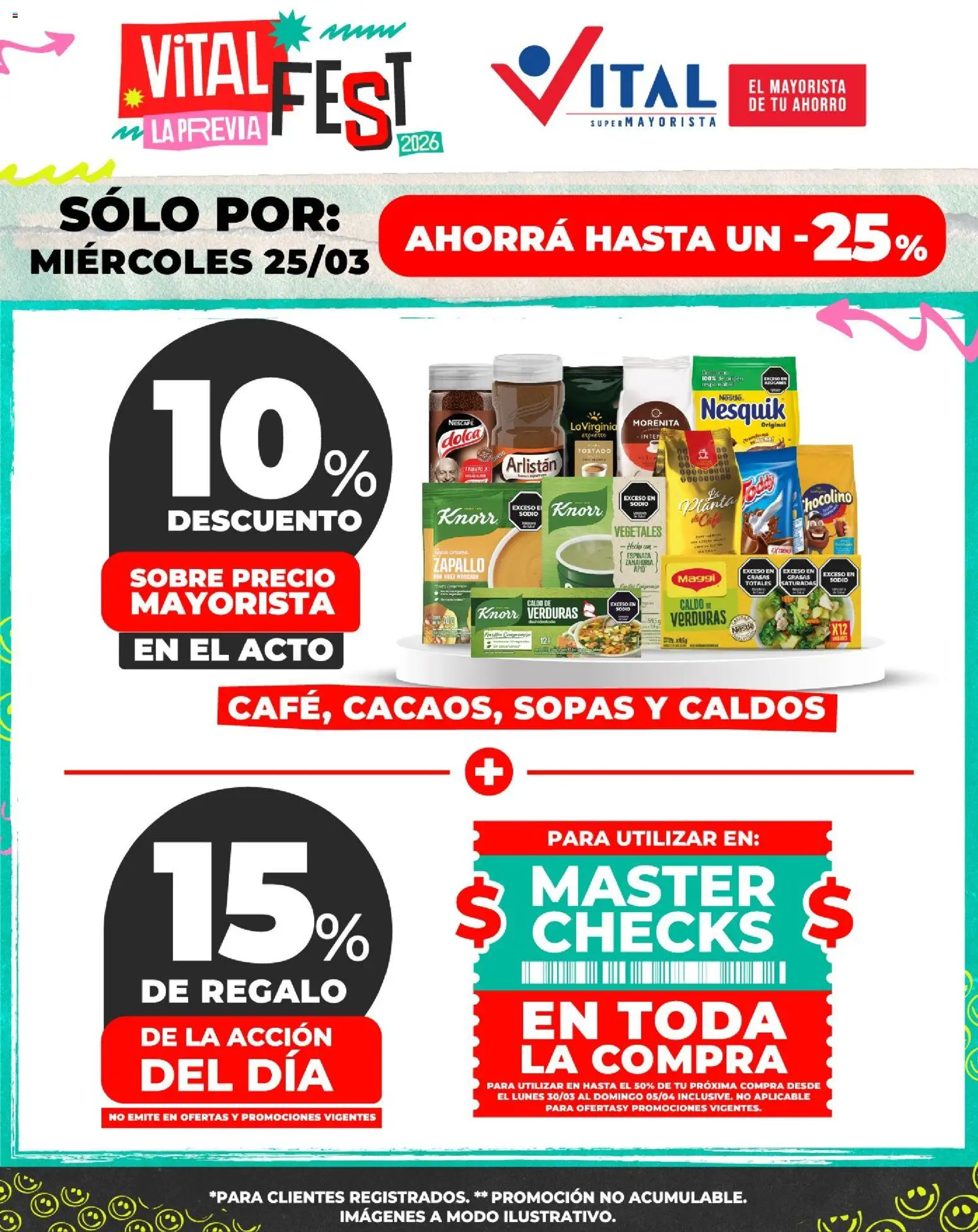 Vital - Sólo por │ válido desde el 25.03.2026 | Página: 1 | Productos: Sobre, Zapallo, Apio, Planta