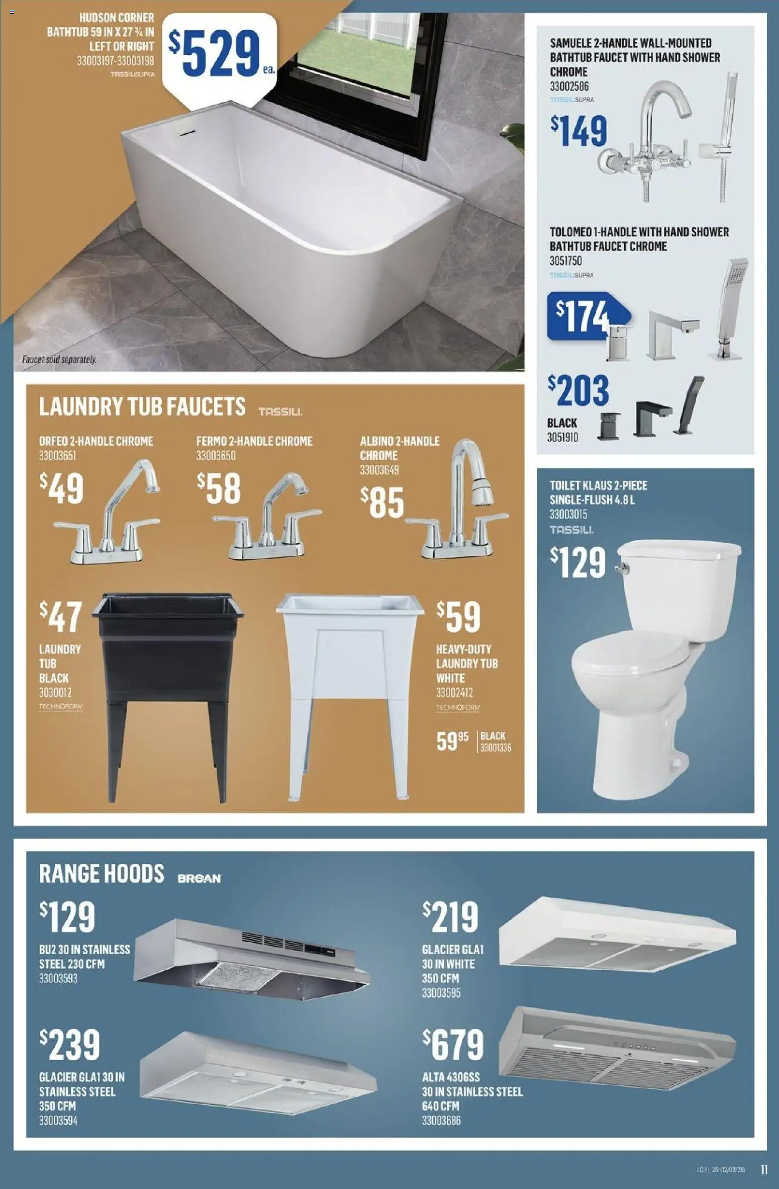 Canac flyer valid from 12.03.2026 | Page: 11 | Products: Shower