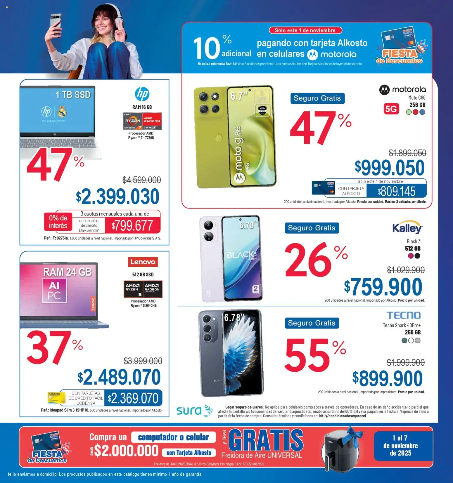 Ktronix revista - valida desde el 01.11.2025 | Página: 3 | Productos: Té, Freidora de aire, Caso, Freidora