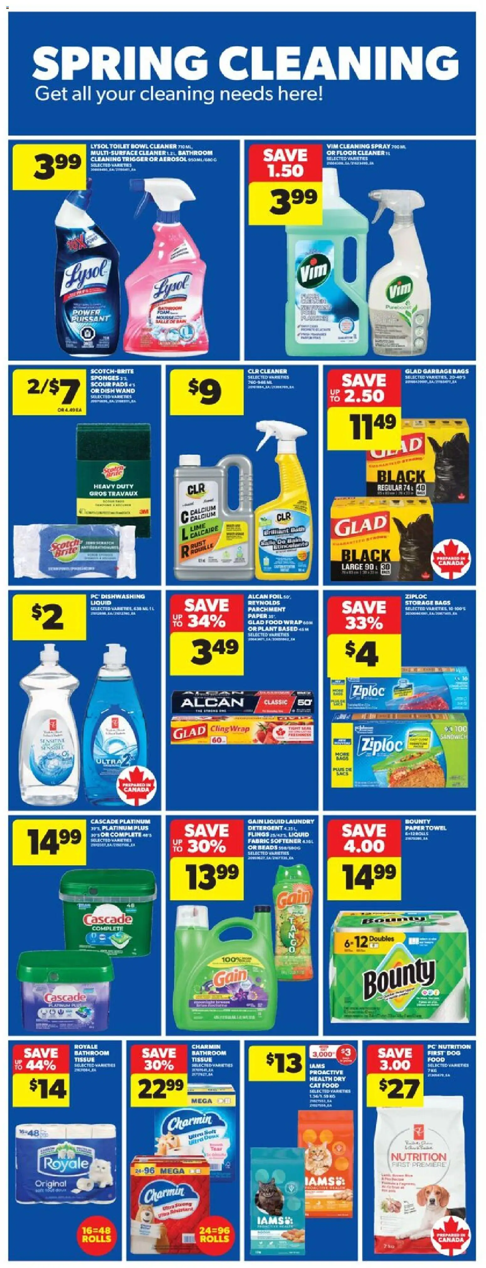 Real Canadian Superstore flyer valid from 26.03.2026 | Page: 22 | Products: PC, Fabric softener, Detergent, Bath